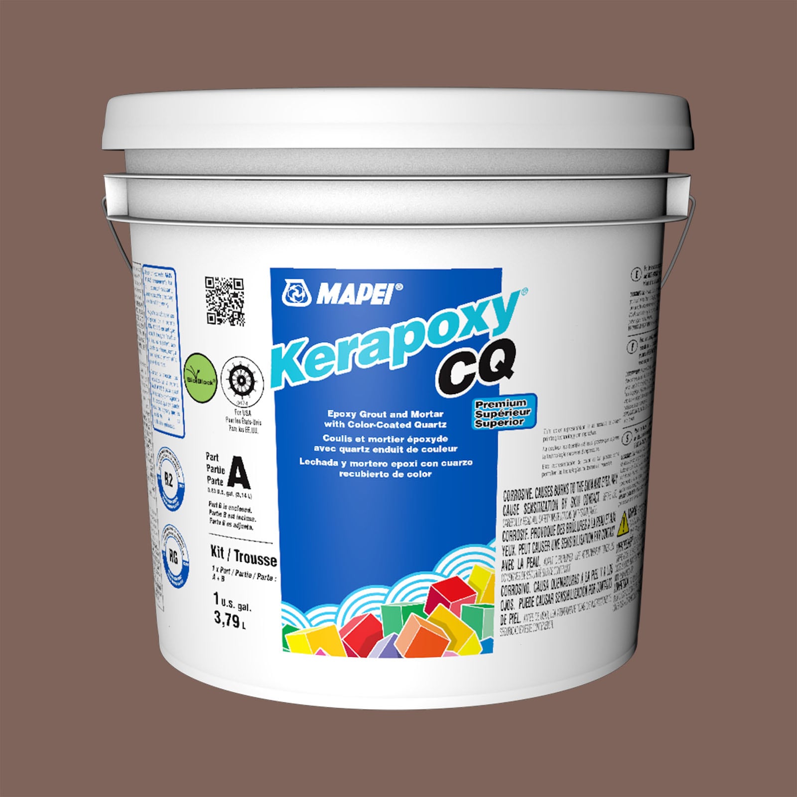 MAPEI 5UB522604 Kerapoxy CQ Nutmeg #5226 Epoxy Grout (1-Gallon)