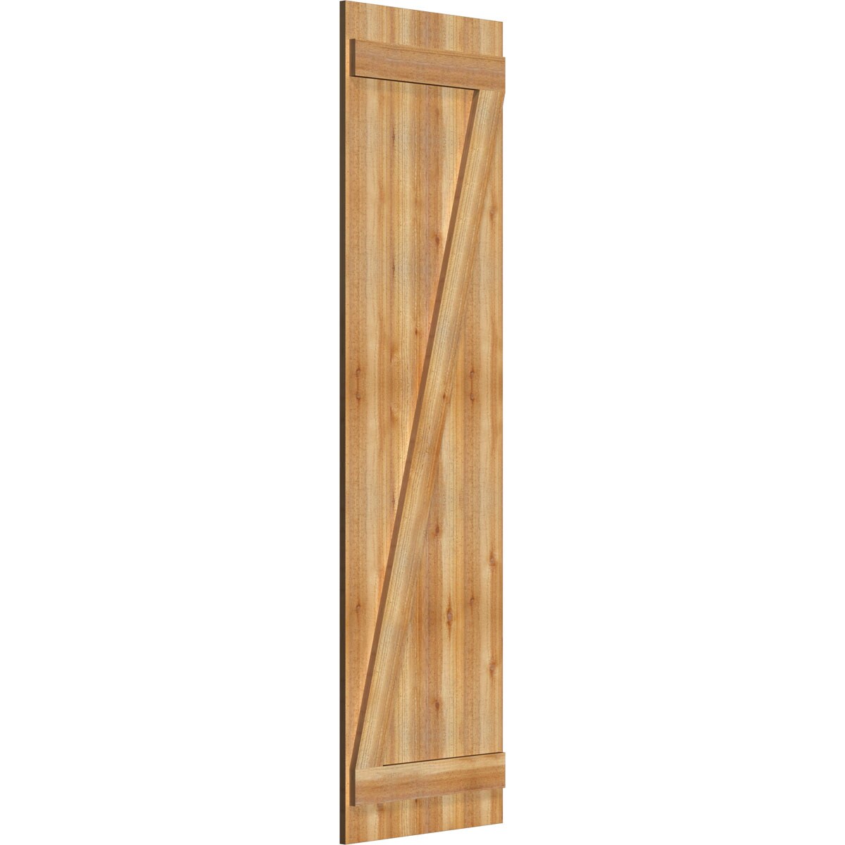 Ekena Millwork RBJ06Z21X077RWR Exterior-Shutters - View #2