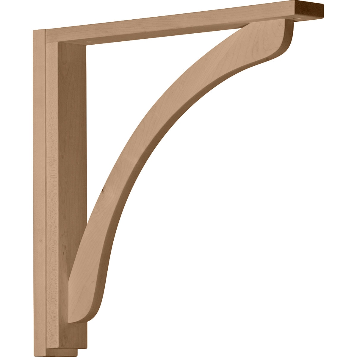 Reece Hand-Carved Alder Wood Countertop Shelf Bracket