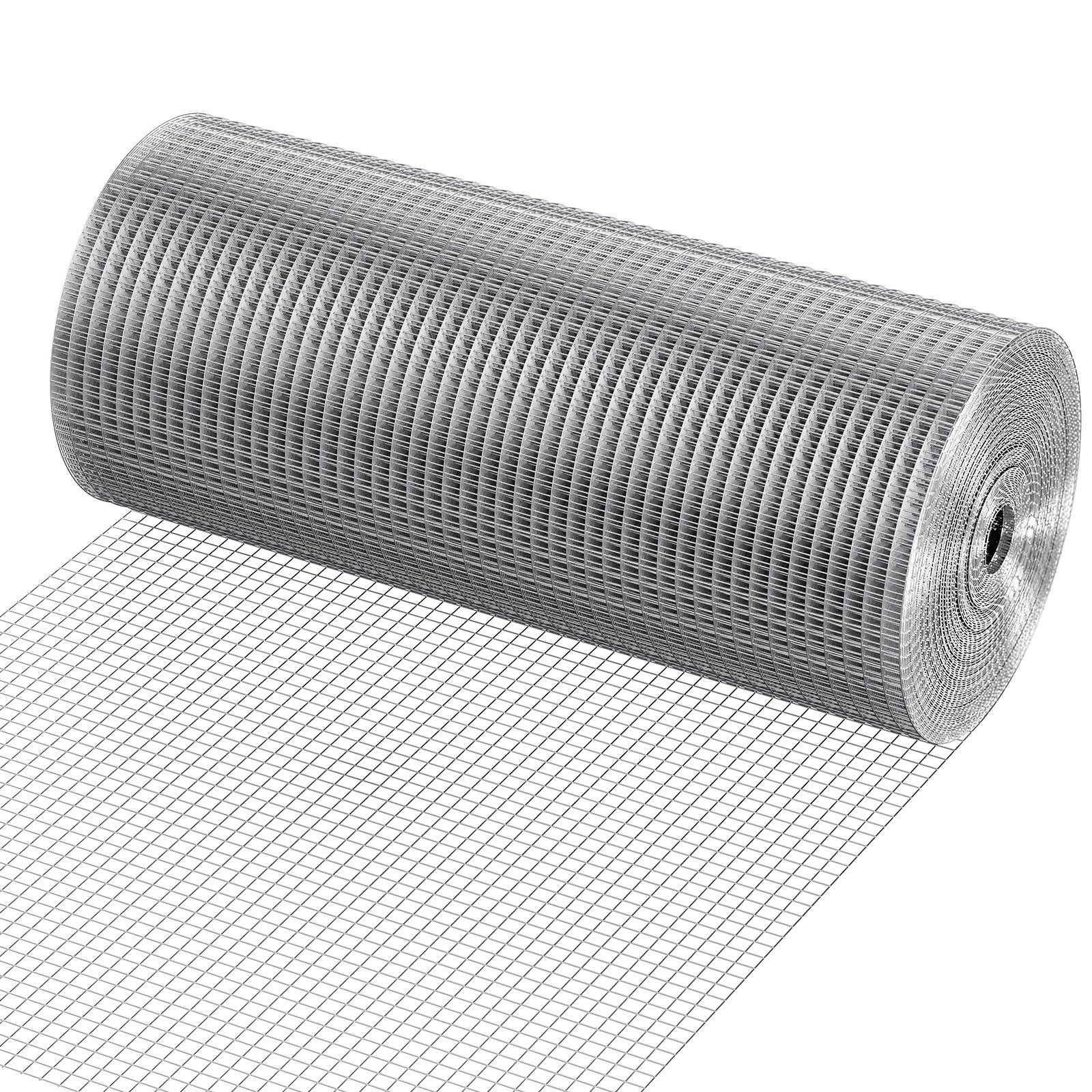 GIVIMO - Hardware Cloth Wire Mesh Roll 24 in x 100 ft 19 Gauge Hot Dipped Galvanized 1/2 in Mesh