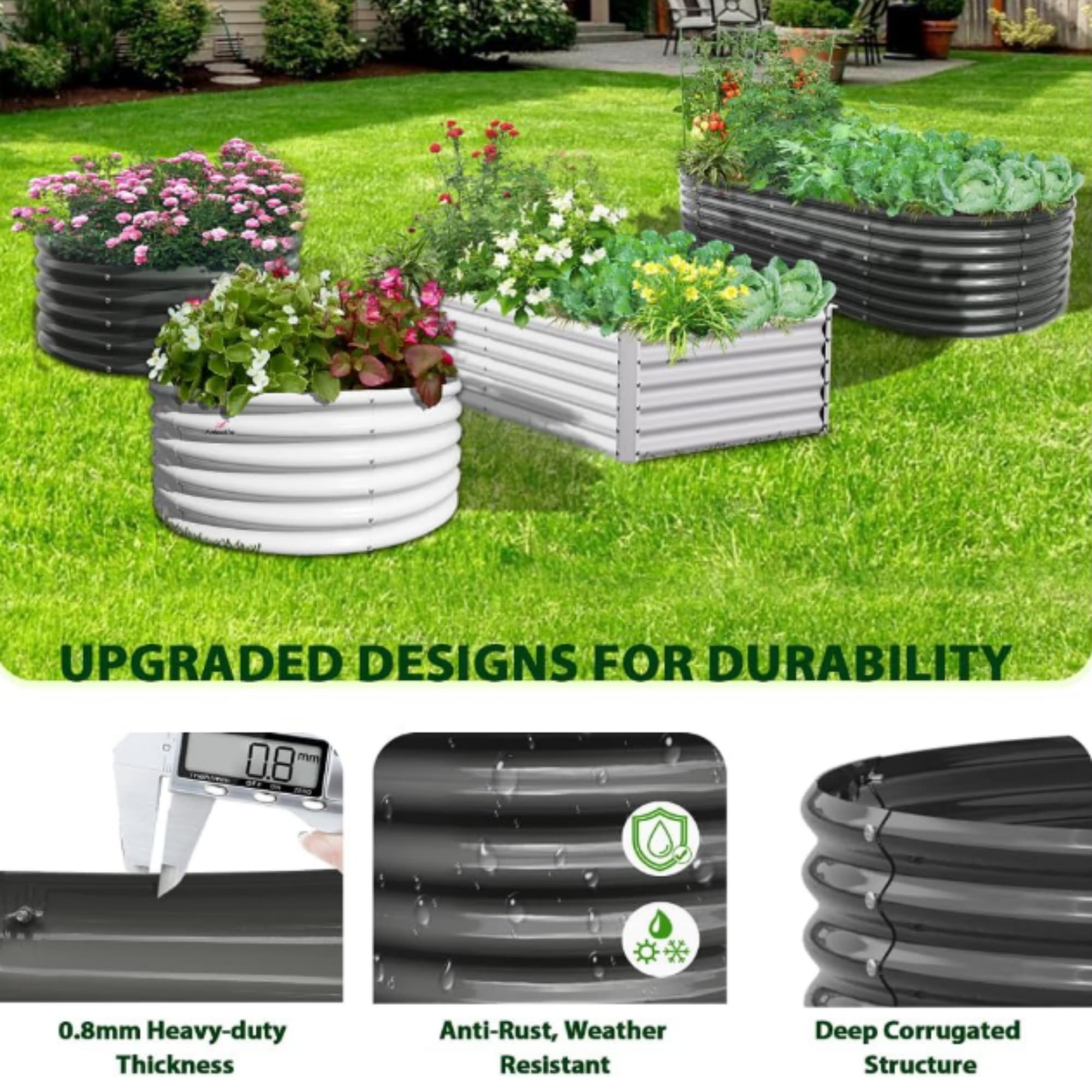 Ama Pear S-FLWBD-04 Raised-Garden-Beds - View #4