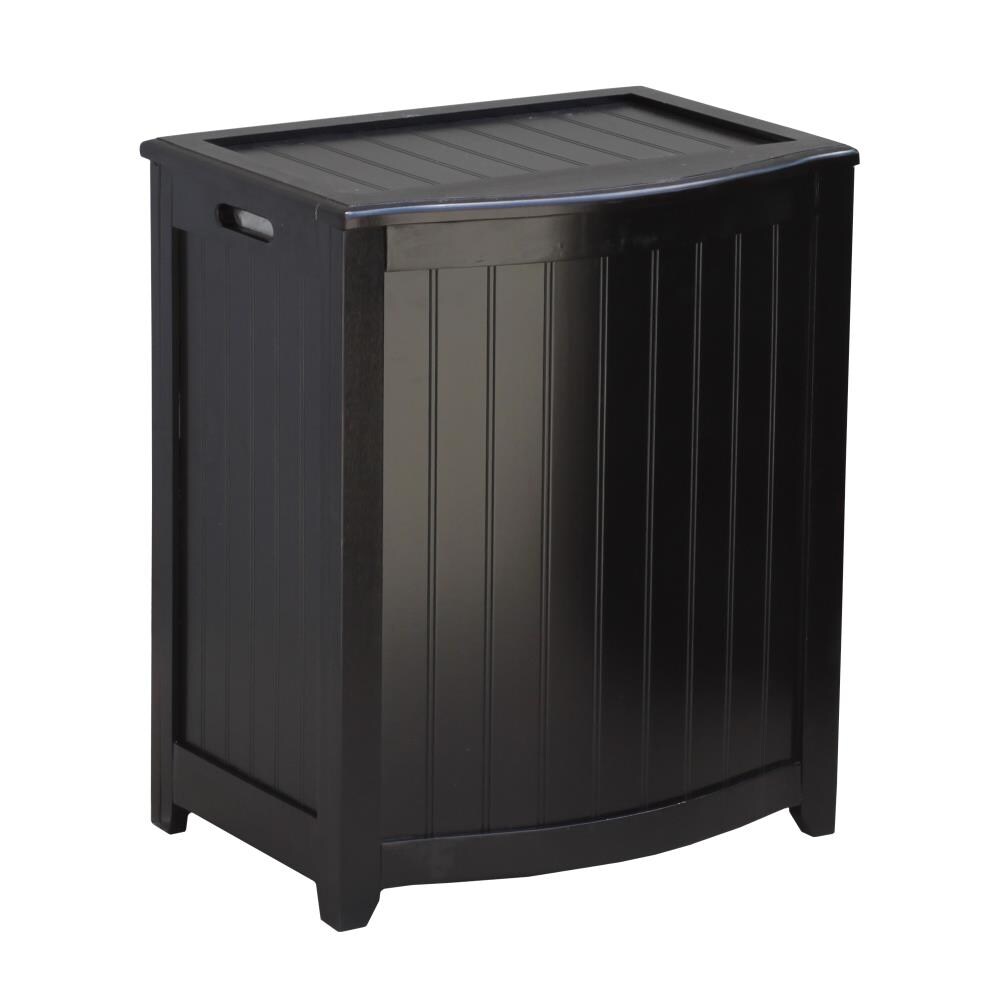 Oceanstar BHP0106MH 20.25-in Black Wood Laundry Hamper