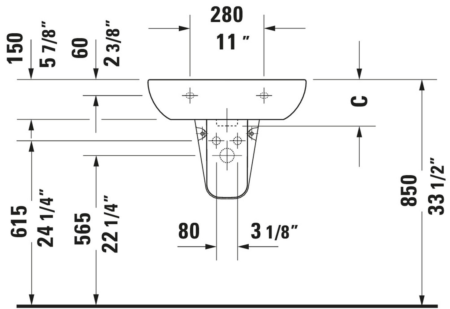 Duravit 23106000002 Bath-Sink - View #15