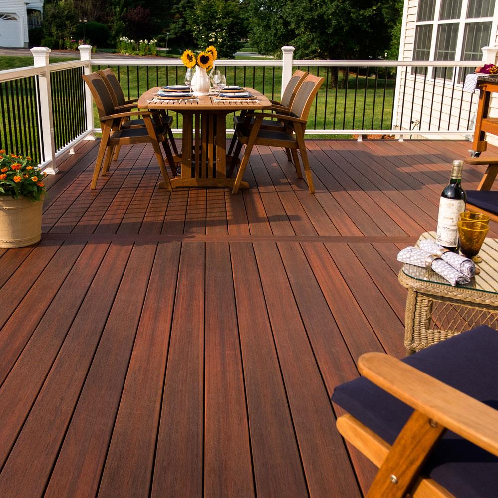 Wood-plastic composite deck board - SYMMETRY - fiberon LLC - wood