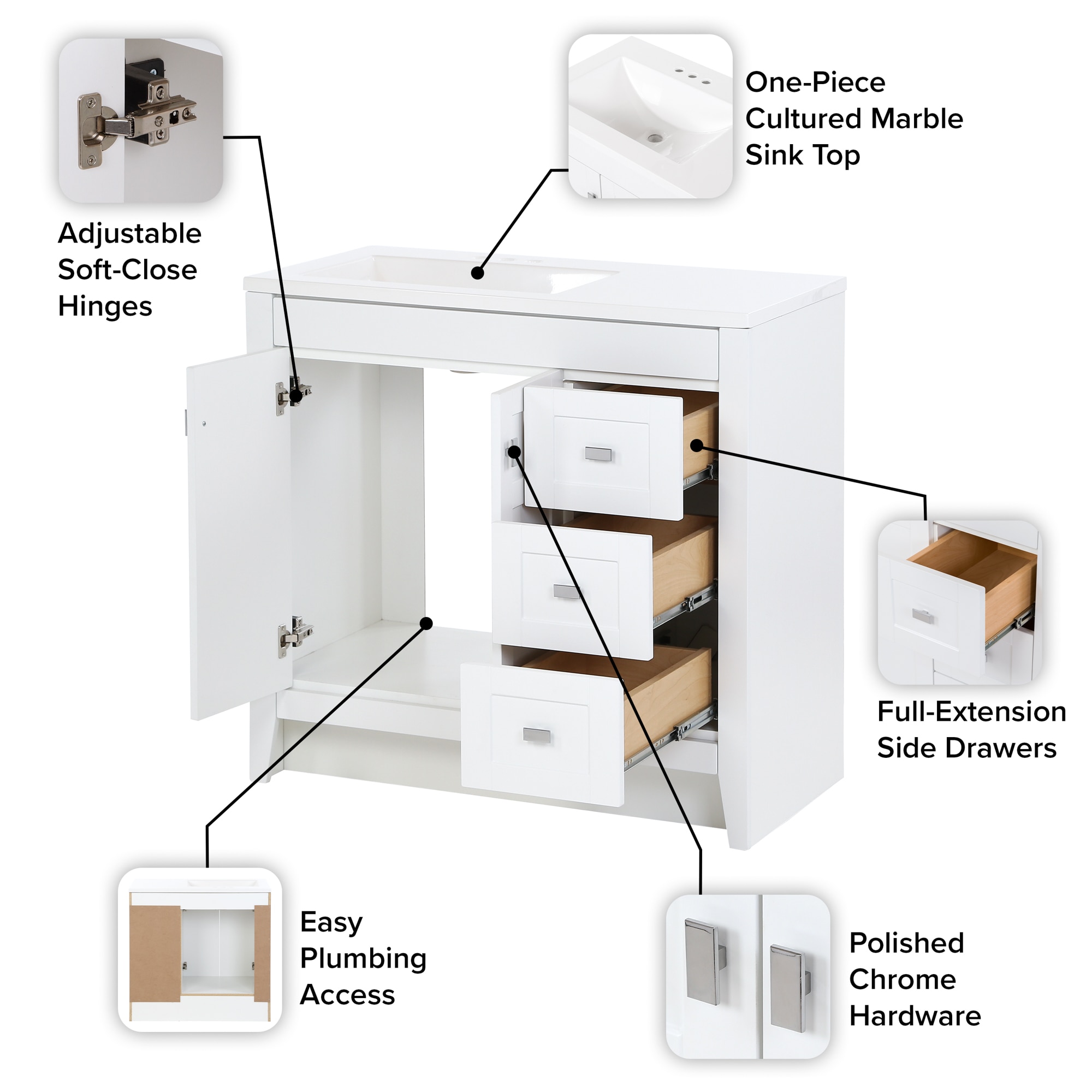 Diamond NOW C36W30002 Bath-Vanity-Combo - View #6