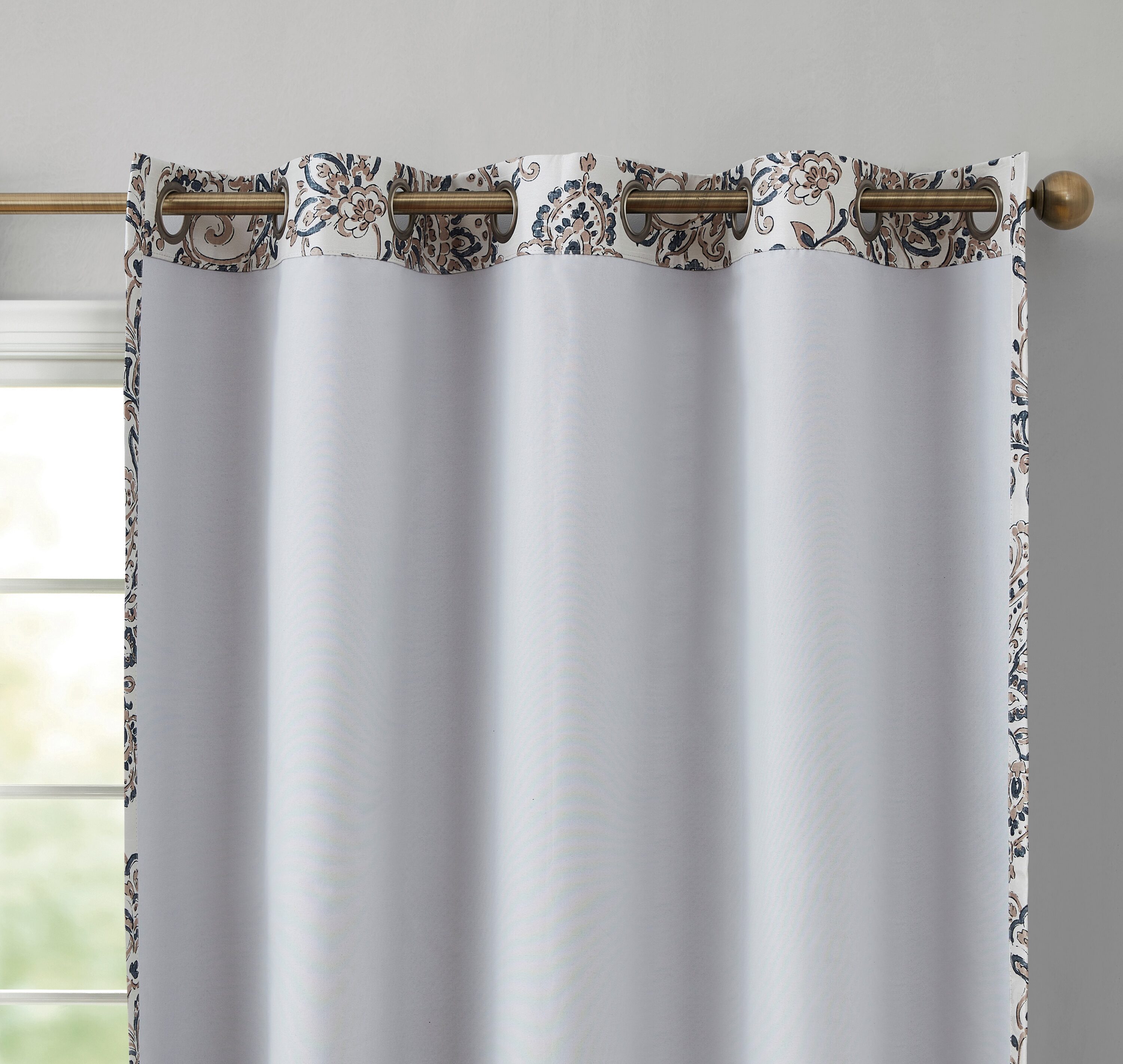 Totally Home Decor AMALFI-72-TAUP curtains - View #3