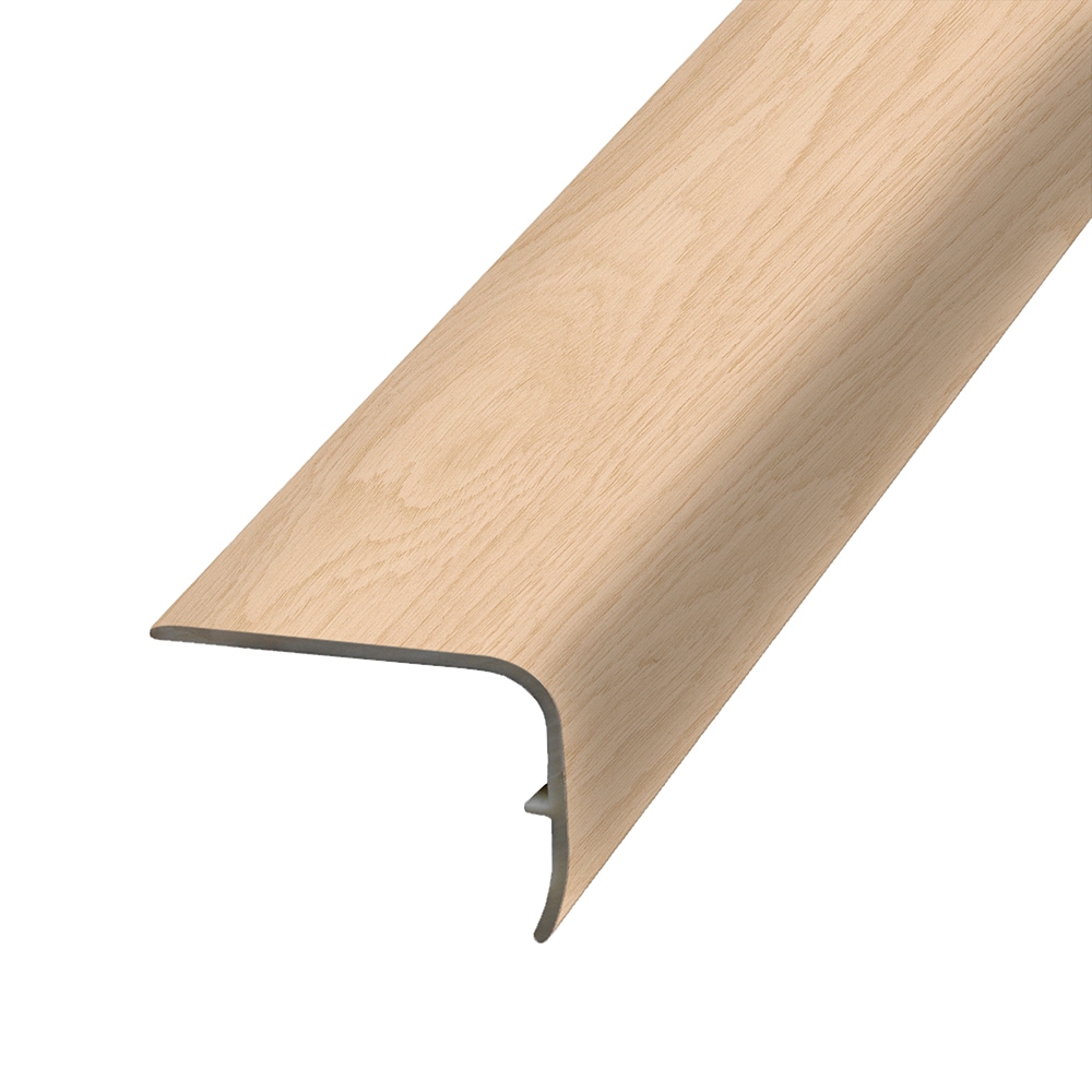 Project Source VSNPL-08170 1.88-in x 78.7-in x 1.32-in Tahoe Prefinished Vinyl Overlap Stair Nosing
