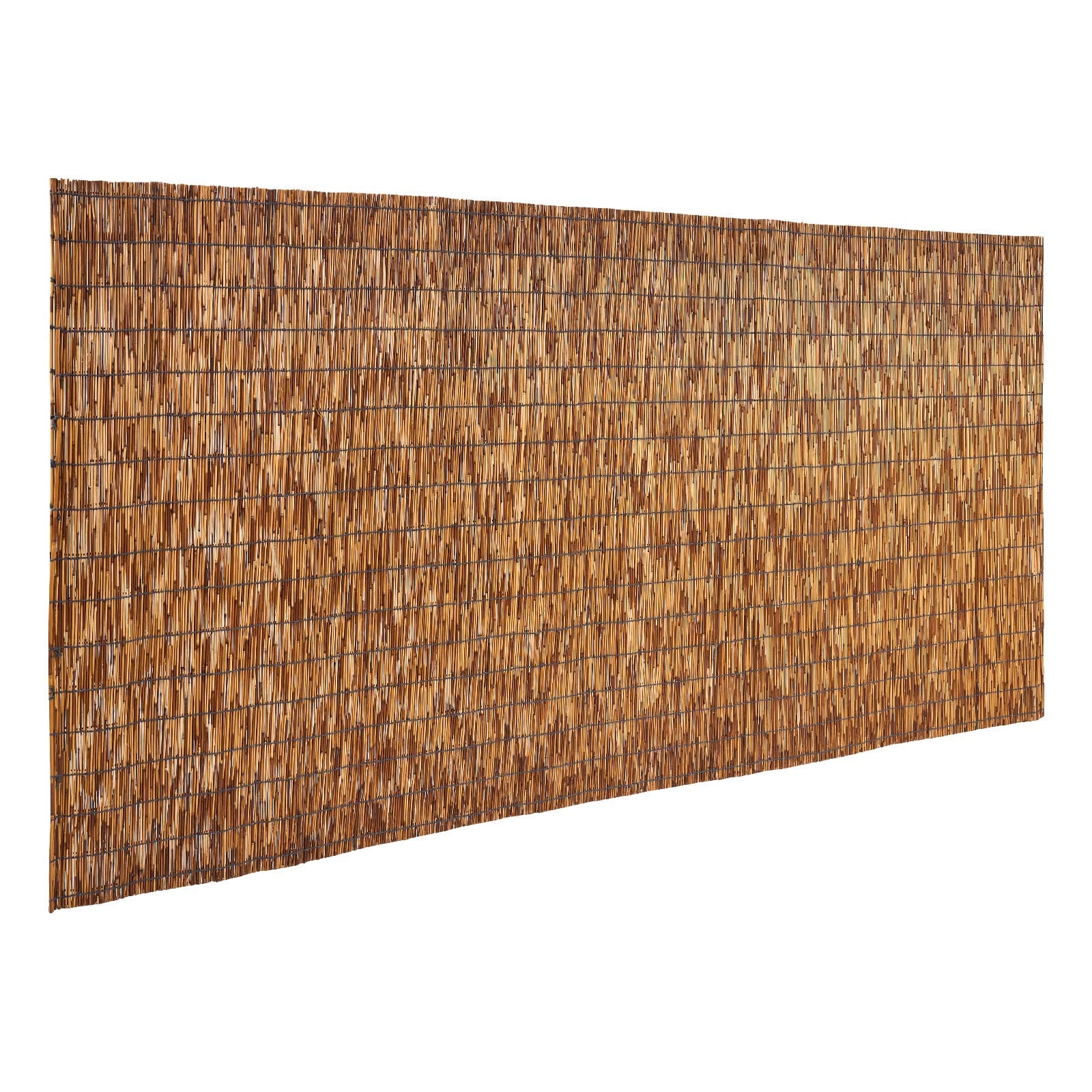 VEVOR Natural Reed Fencing 4 ft x 16.4 ft 3 Pack Decorative Natural Reed Fencing Roll Decorative Fence for Backyard Divider Privacy Screen Panel Curtain for Balcony Patio Garden Backyard Outdoor