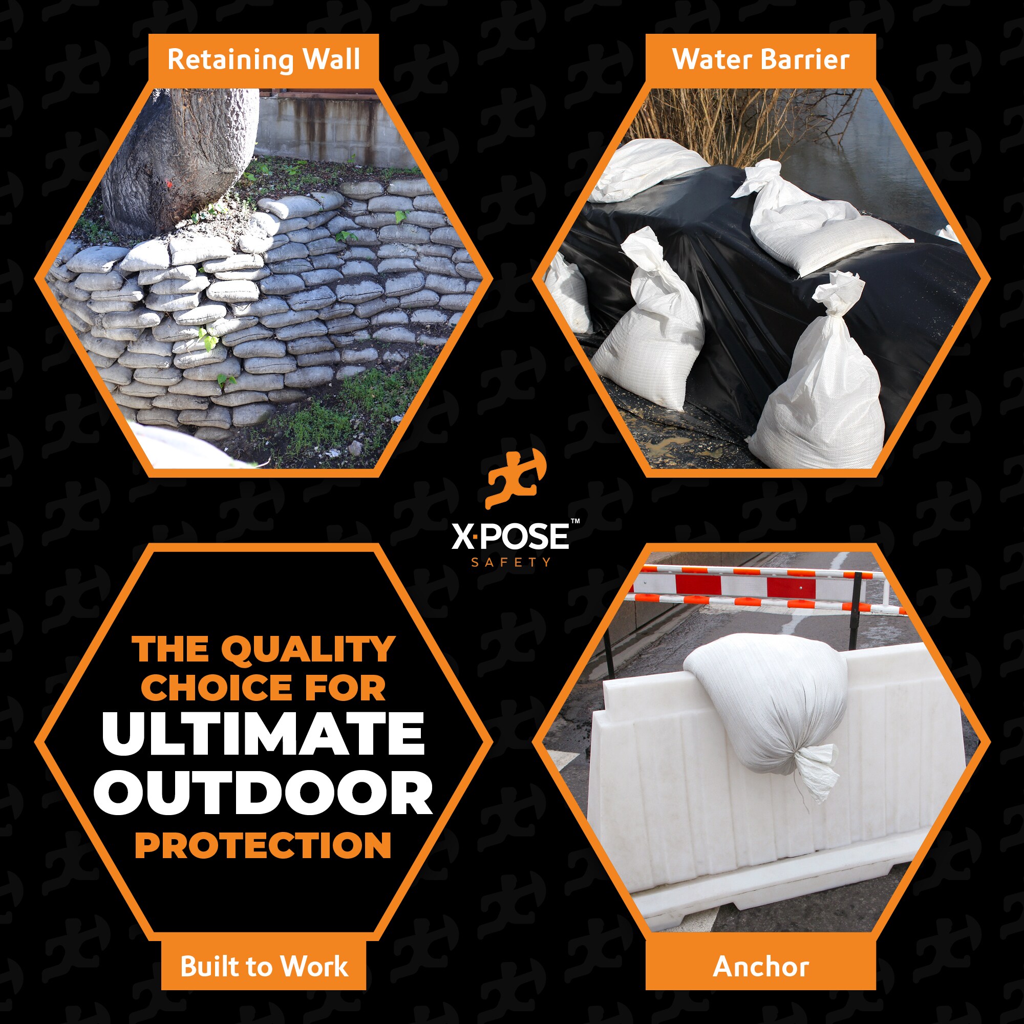 XPOSE SAFETY SBW-HVY-1426-25-X Sand-Bags - View #7