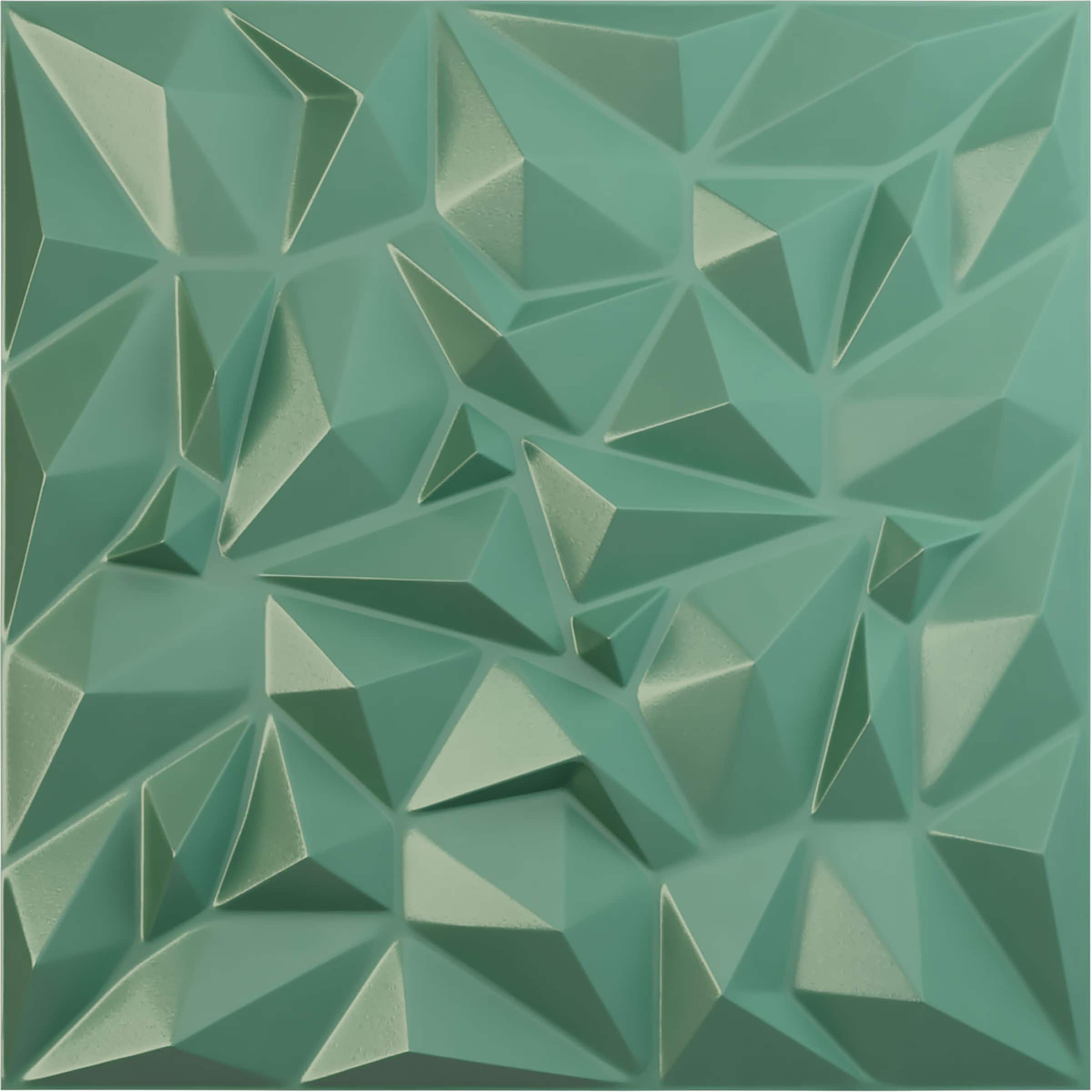 Ekena Millwork WP20X20LTFSM 19-5/8-in x 19-5/8-in Embossed Paintable/Stainable Green PVC Abstract Wall Panel ( 2.67-sq ft )