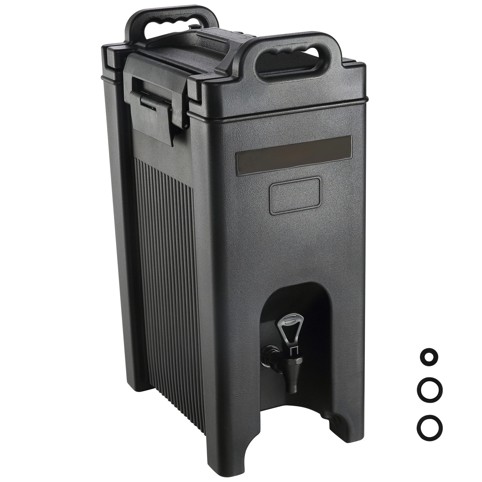 GIVIMO 5-gal Insulated Beverage Dispenser - Food-Grade LDPE Hot and Cold Drink Server - Thermal Cooler with 0.9-in PU Layer - Two-Stage Faucet Handle #LW102GIVSS2890