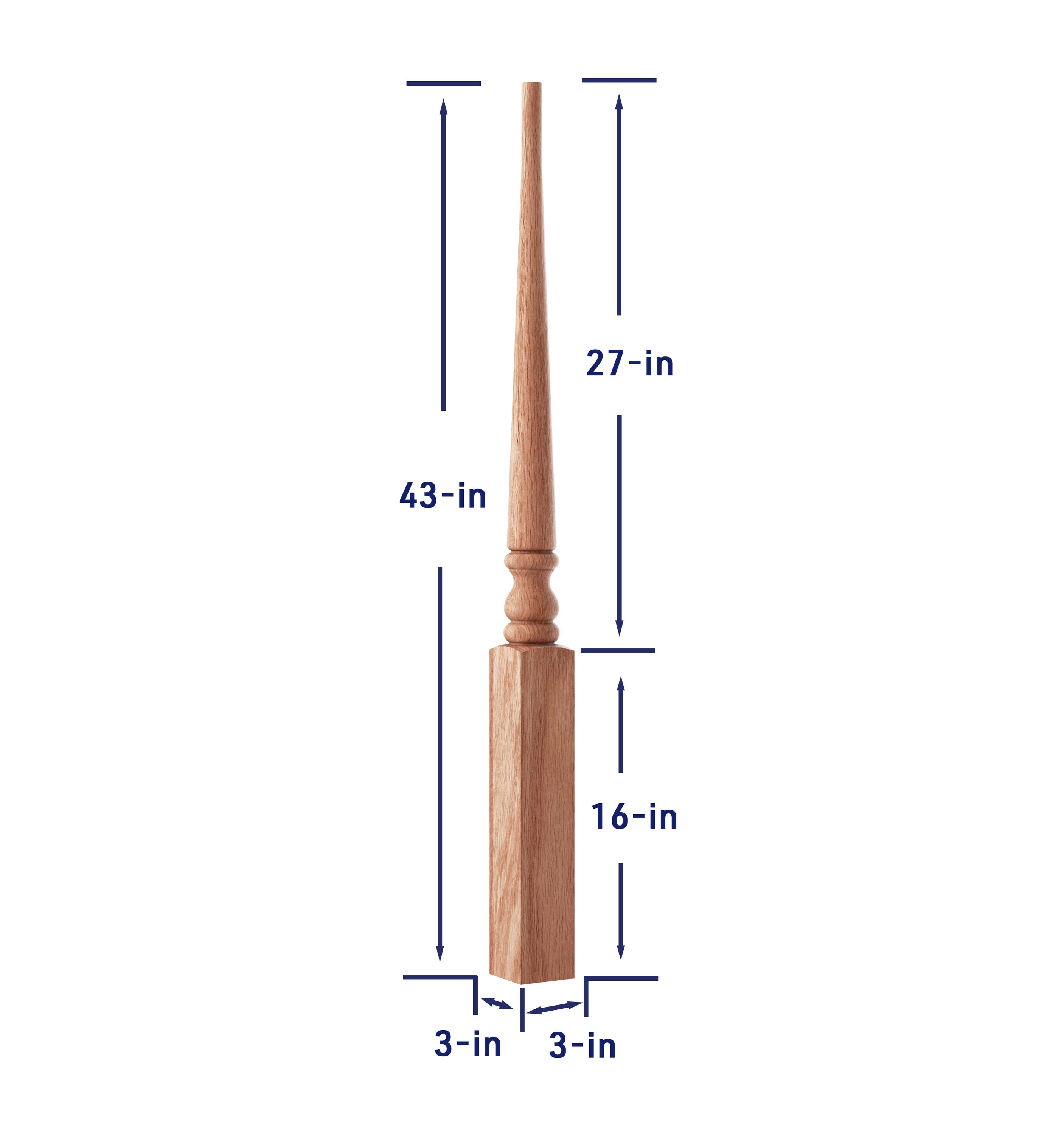 Crown Heritage 4414013 Interior-Stairpart-Newel-Posts - View #4