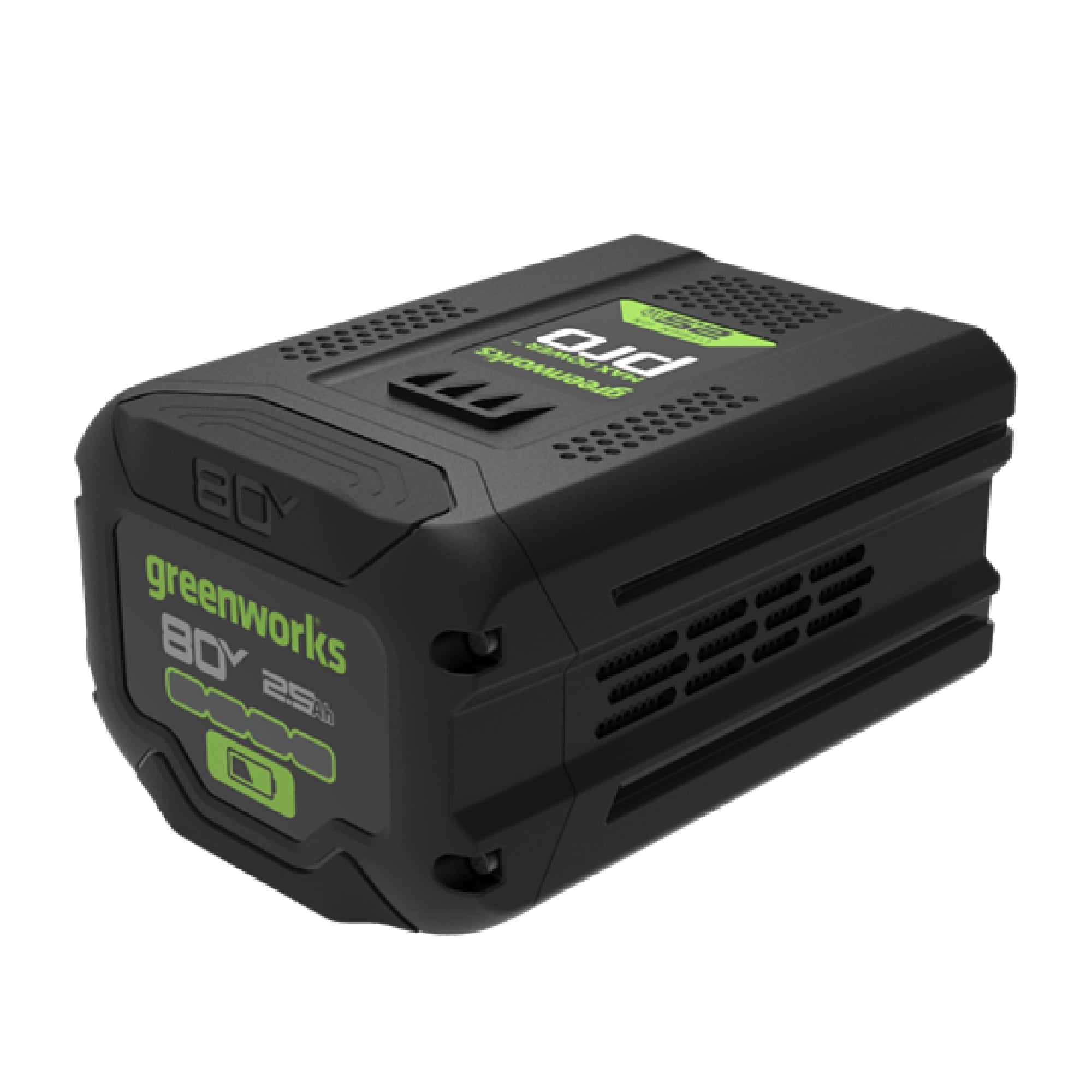 Greenworks LB80250 80 -Volt, 2.5 Ah 1 -Pack Lithium Ion (Li-ion) Battery