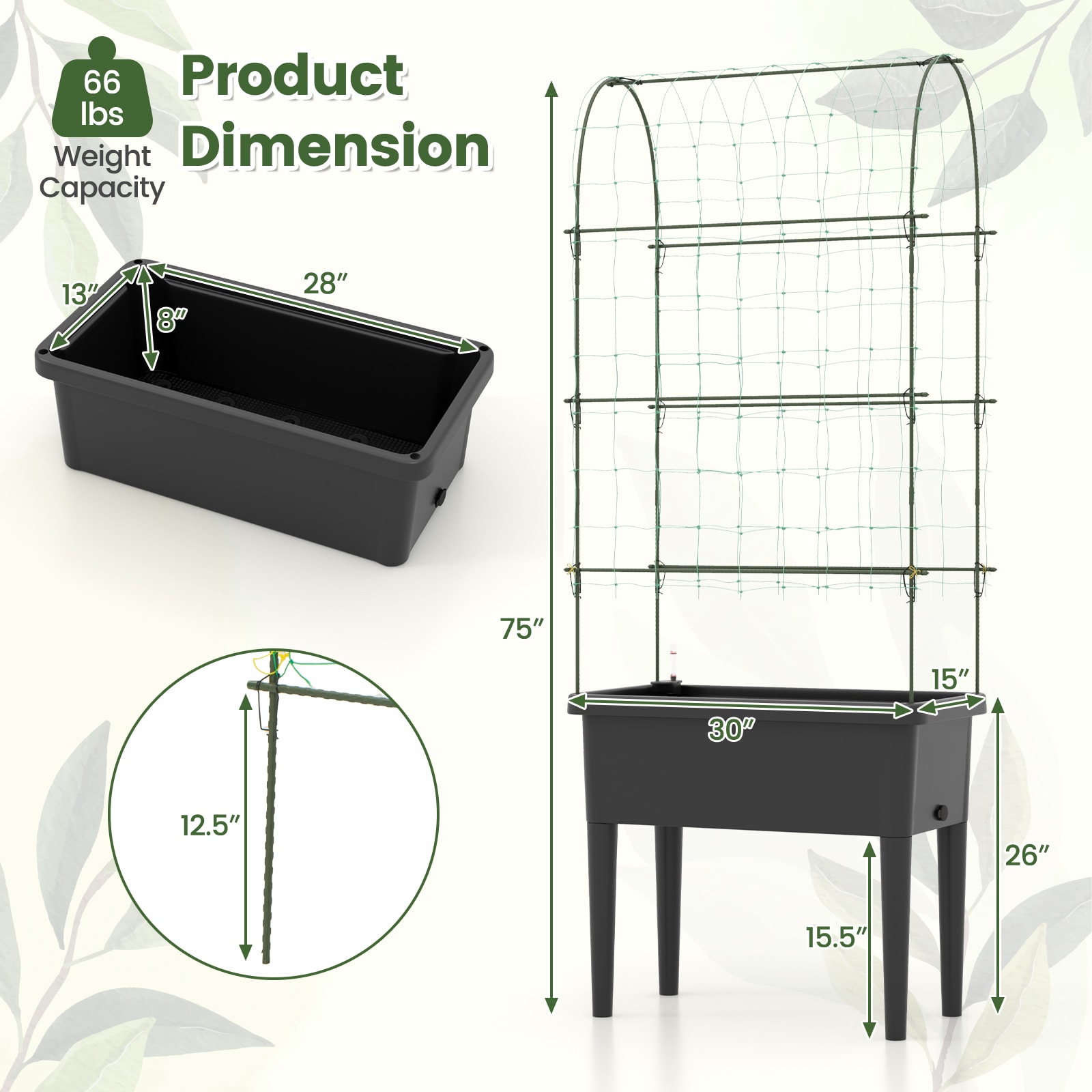  YSGT416663BK Raised-Planter-Boxes - View #7