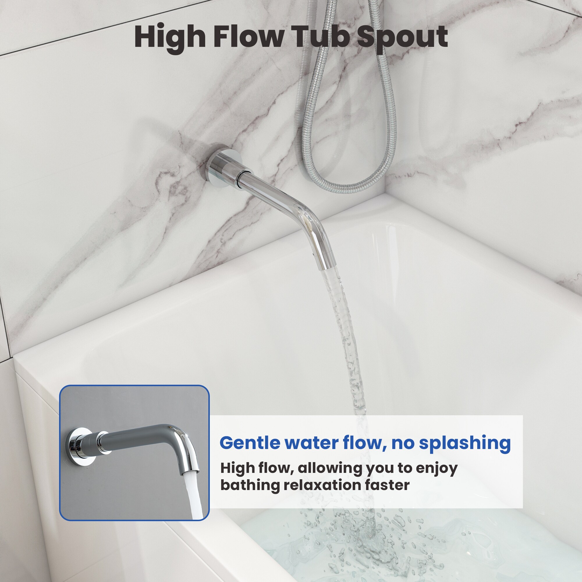 Mondawe AM-S133A3C-10CH Showerhead-Bar-Panels - View #10
