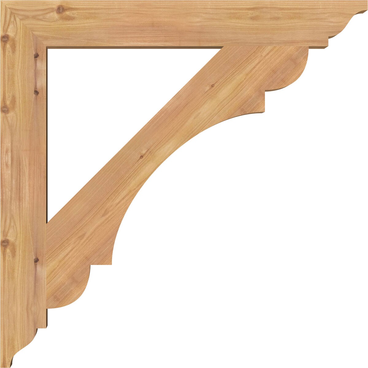 Ekena Millwork BKT04X28X28OLY01SWR Exterior-Brackets-Braces - View #3