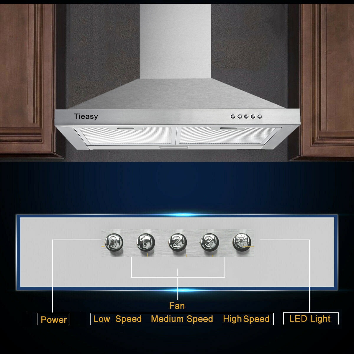 Kahomvis GEHT-DOQP-JZG Wall-Mounted-Range-Hoods - View #5