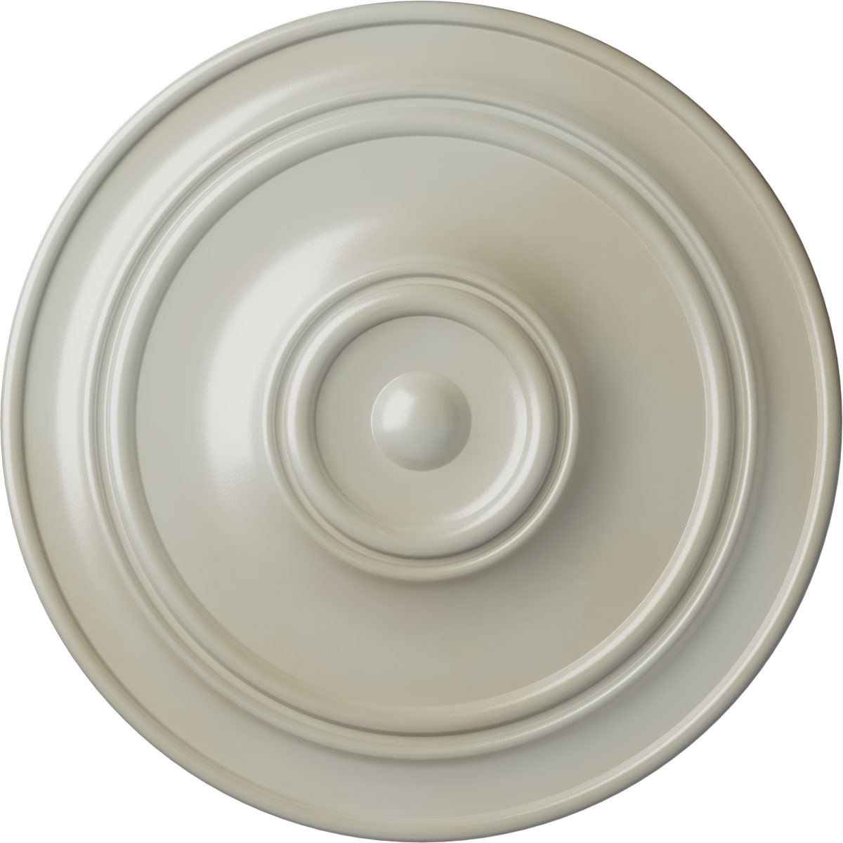 Ekena Millwork CM40CLFBS Small Classic 40.25-in W x 40.25-in L Painted Flash Blue Polyurethane Whole Ceiling Medallion