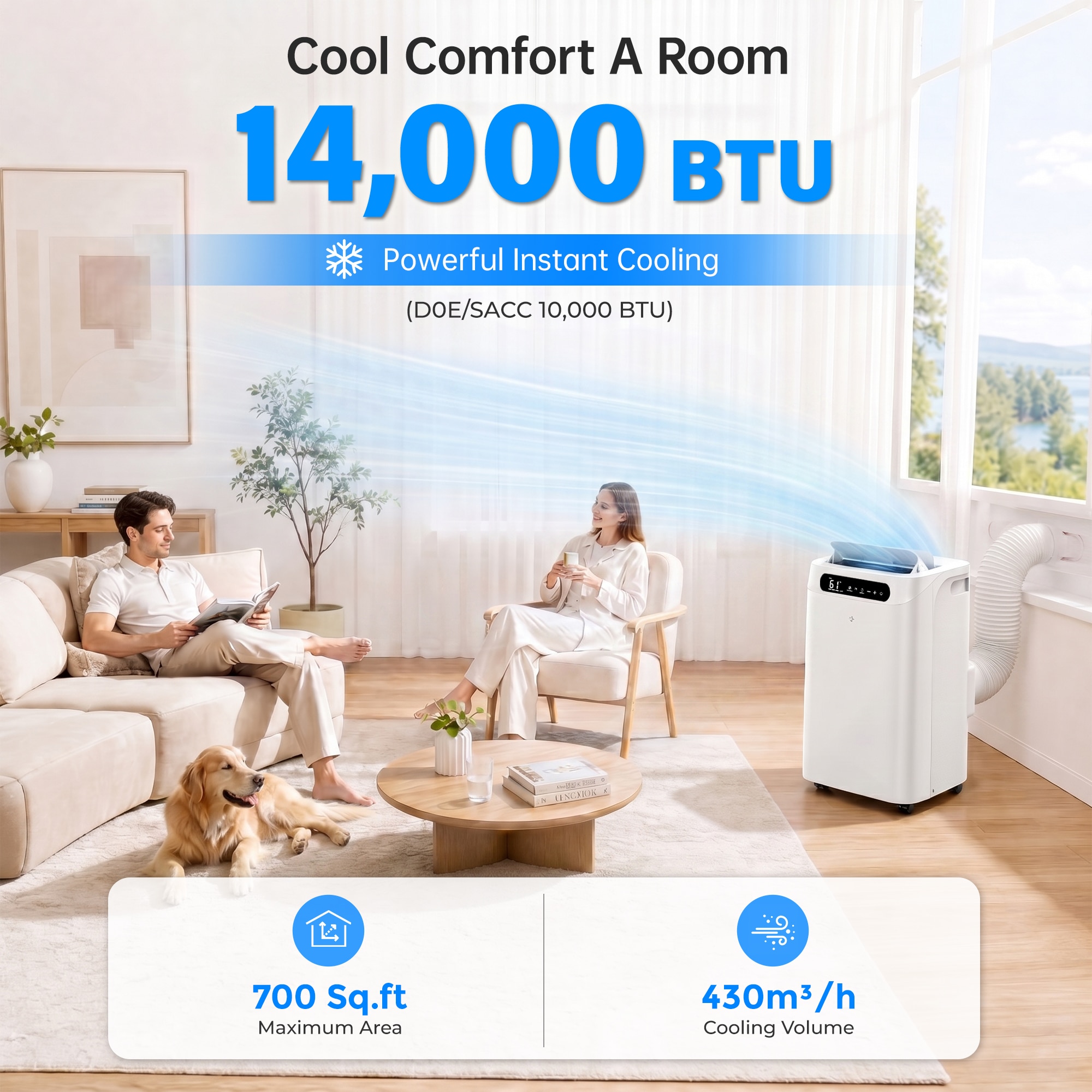 Humhold DAC-10CPD-B1 Portable-Air-Conditioners - View #2