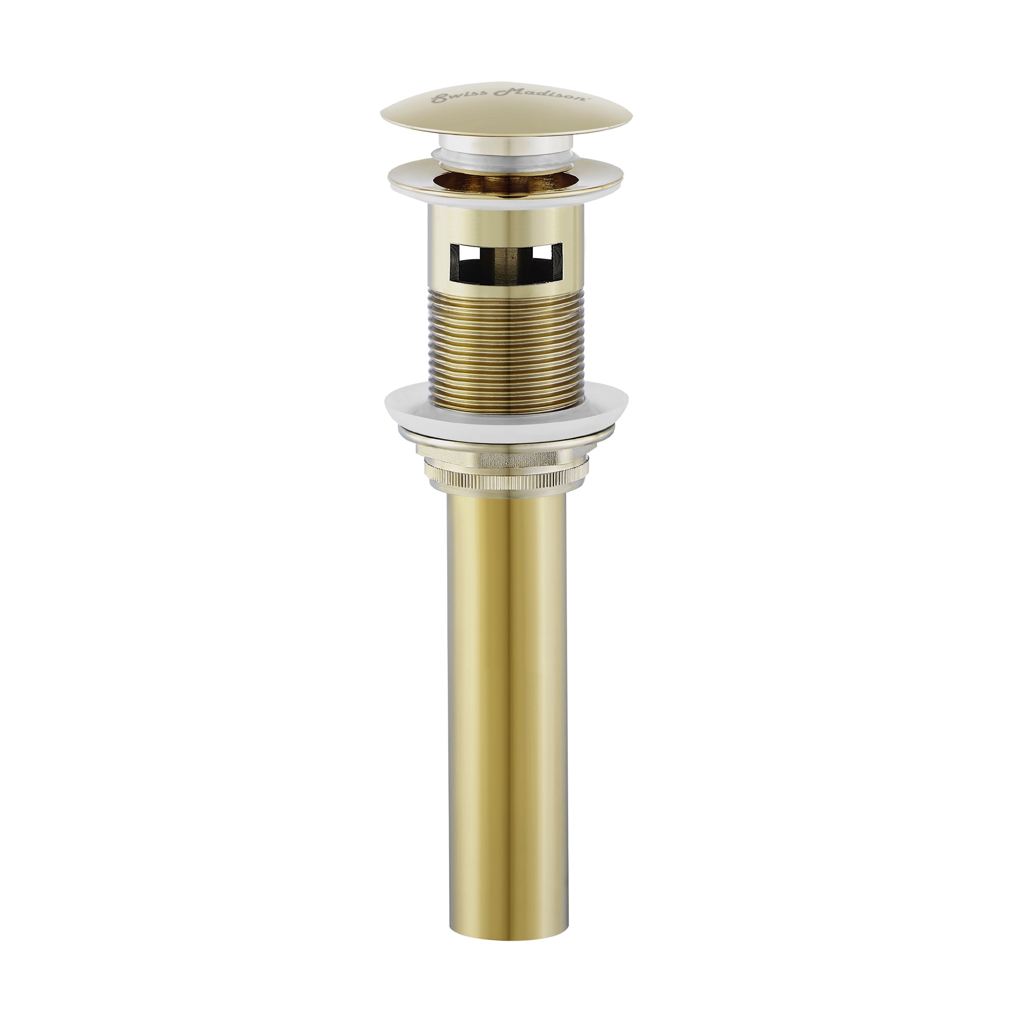 Swiss Madison SM-25-SACTM23BG Brushed Gold Bathroom Sink pop up drain