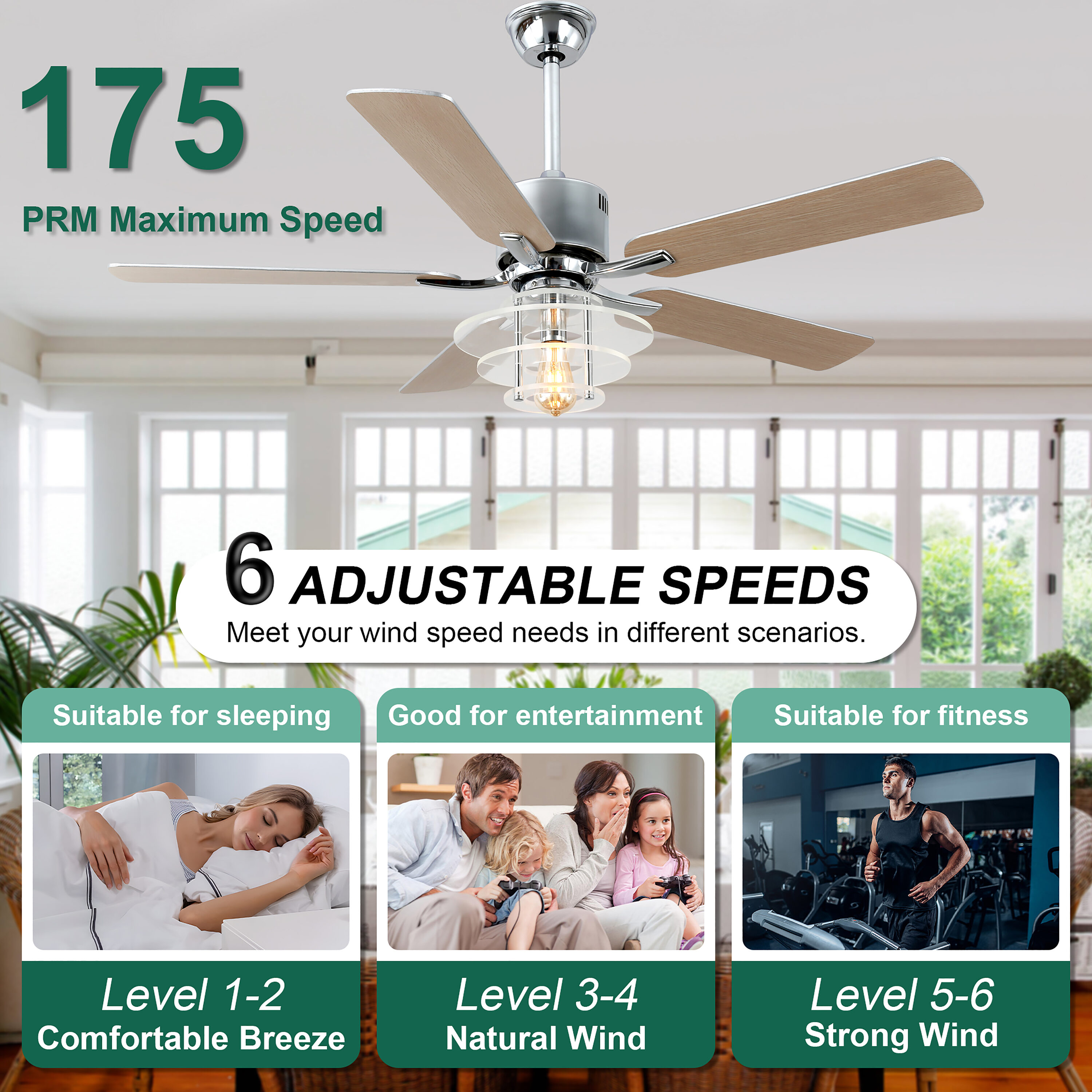 Cusp Barn CS52P22C Ceiling-Fans - View #2