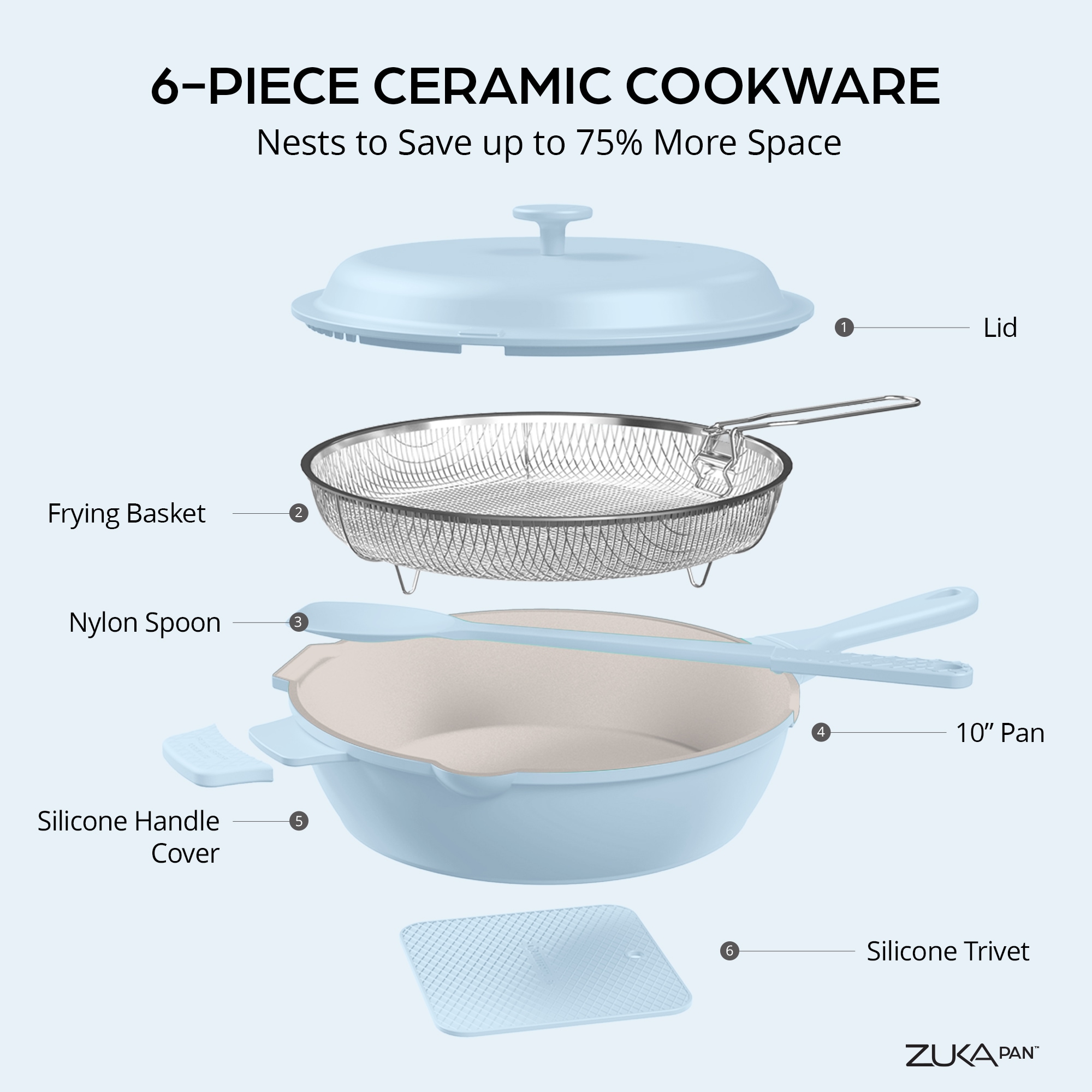 GraniteStone Diamond 6017 Cooking-Pans-Skillets - View #2