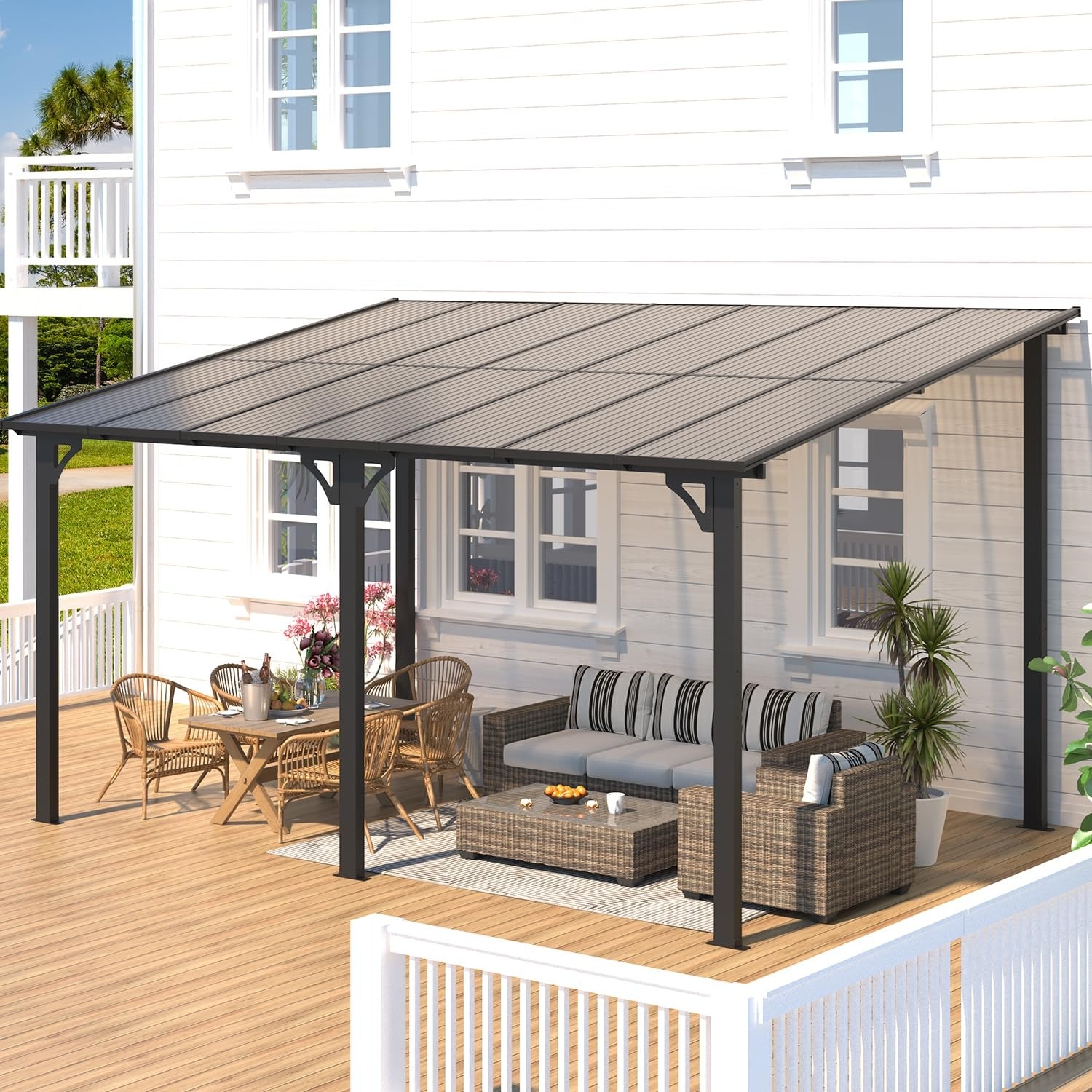 AECOJOY 16304BK-LS01 Wood-Resin-Gazebos - View #3