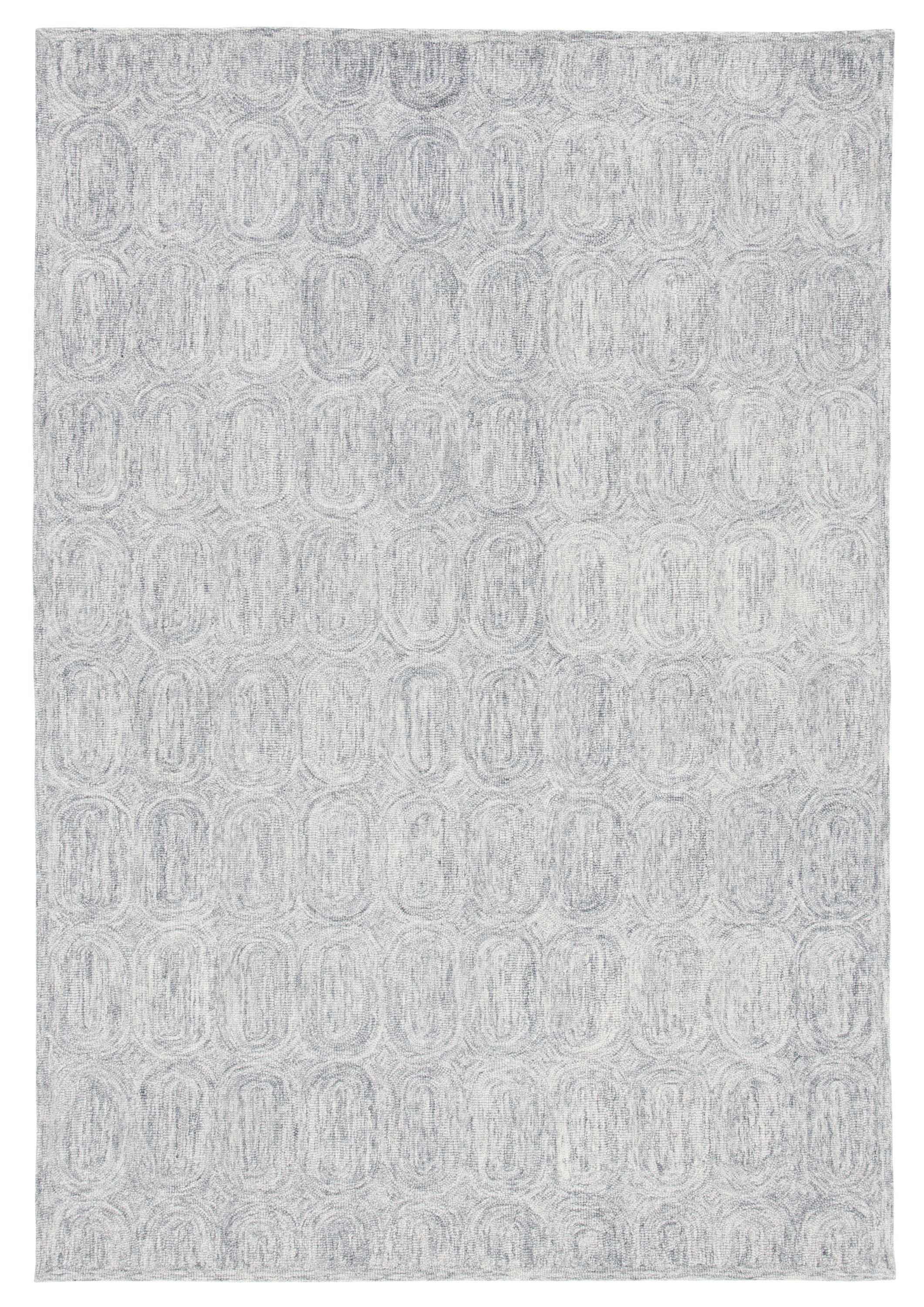 Safavieh MET124F-5 Metro Olive 5 x 8 (ft) Tufted Wool Gray Rectangular Indoor Abstract Bohemian/Eclectic Area rug