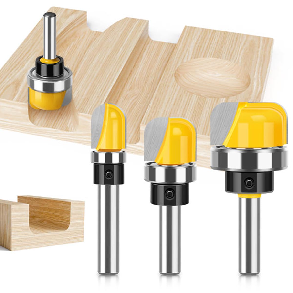 SenQWFa LDC0812Q254 Edge-Forming-Router-Bits - View #4