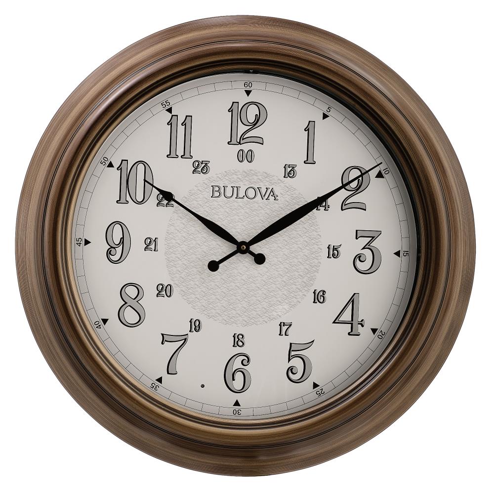 Bulova C4852 Key West Analog Round Wall Classic