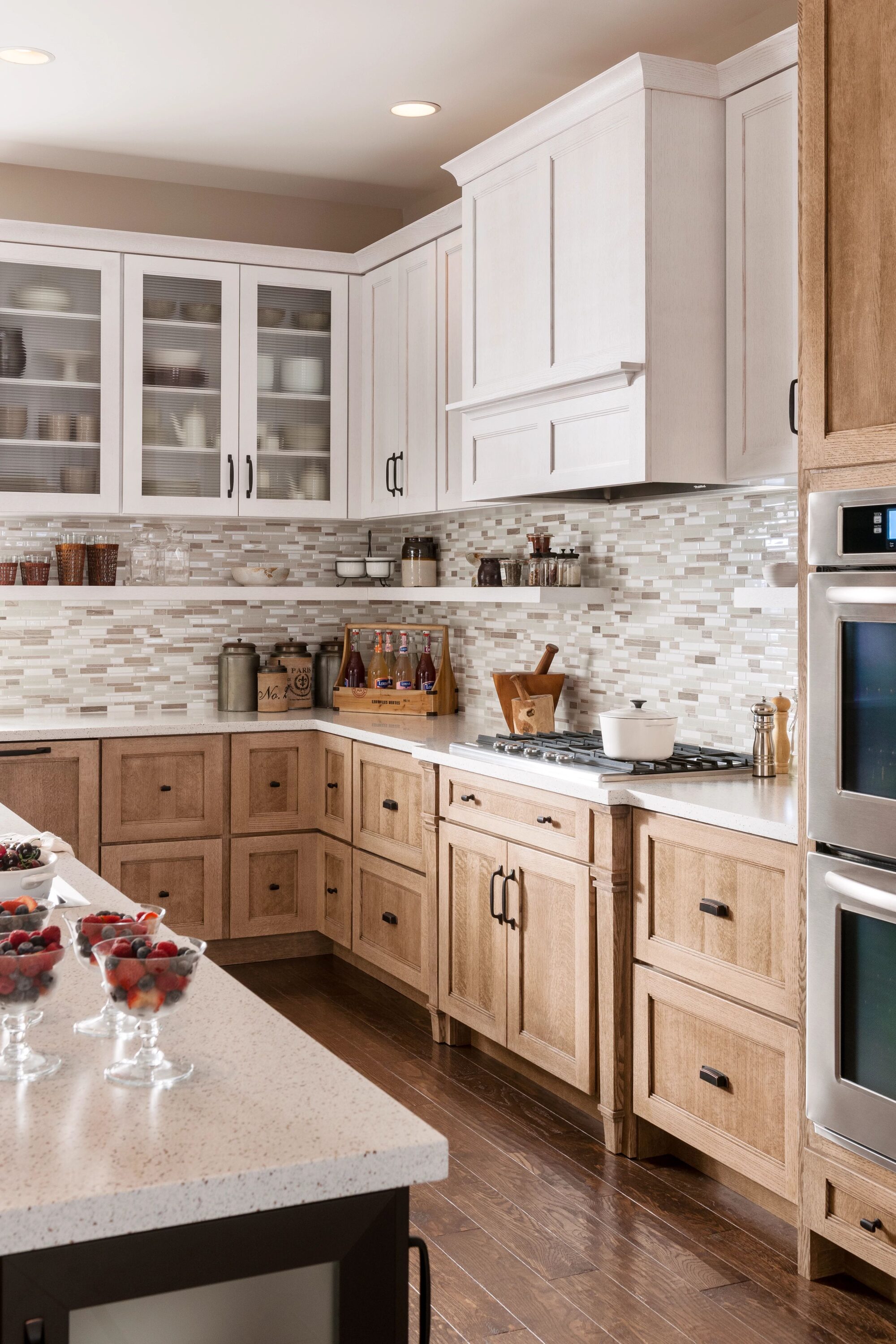 Schuler Cabinetry Schuler Dalton Cherry Cappuccino in the Custom