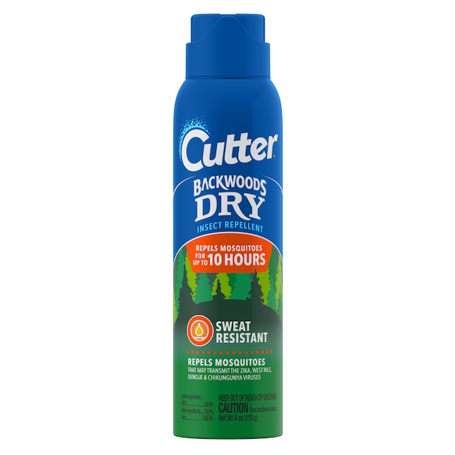 Cutter 4-oz Backwoods Dry Insect Repellent Unscented All Purpose Outdoor Bug  Spray in the Insect Repellents department at