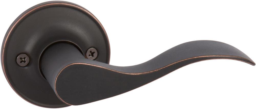 Delaney Hardware BN5057L Bennett Edged bronze Interior/Exterior Dummy Door Handle