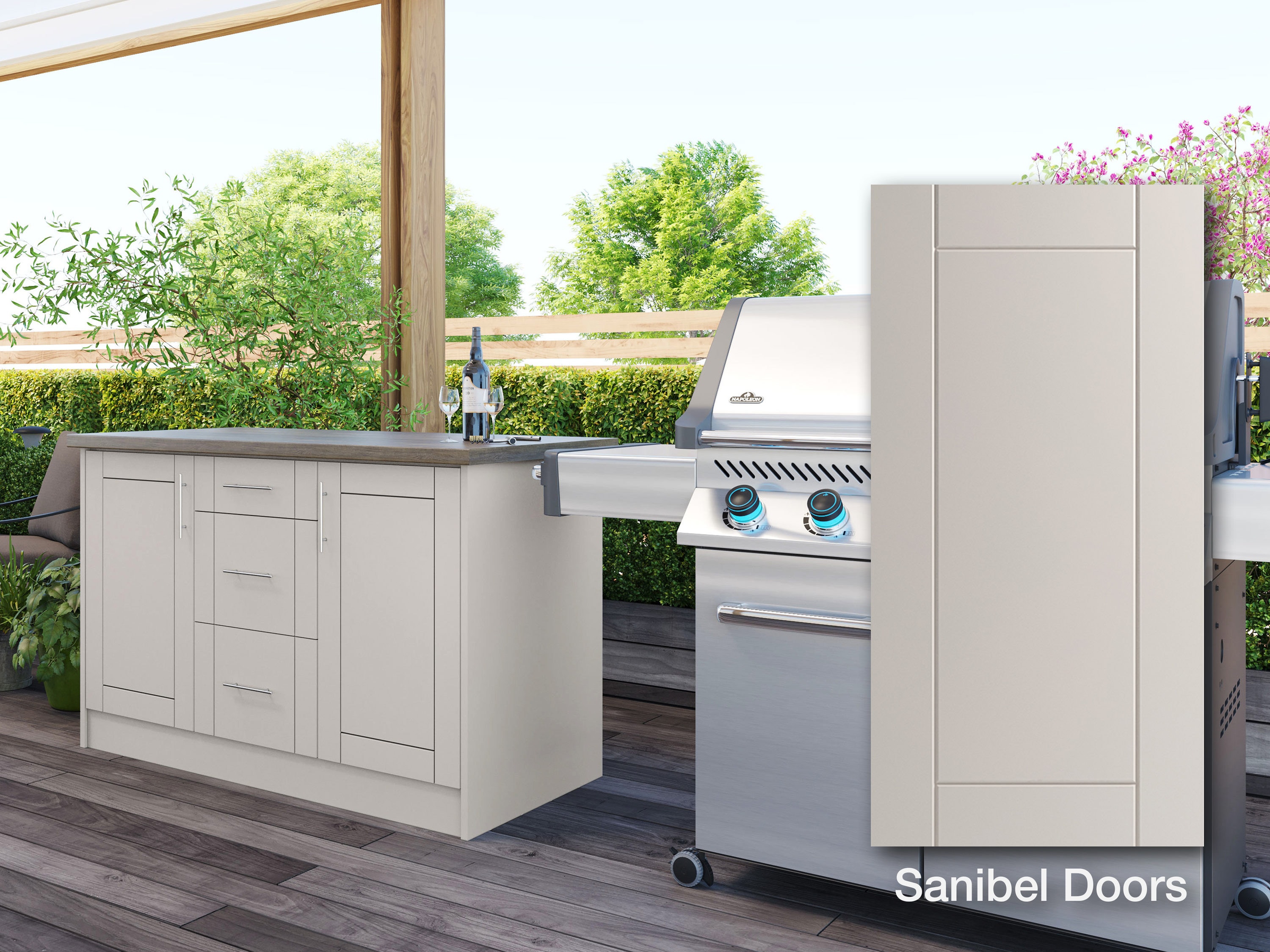 WeatherStrong WSE54WC-SSG Modular-Outdoor-Kitchens - View #2
