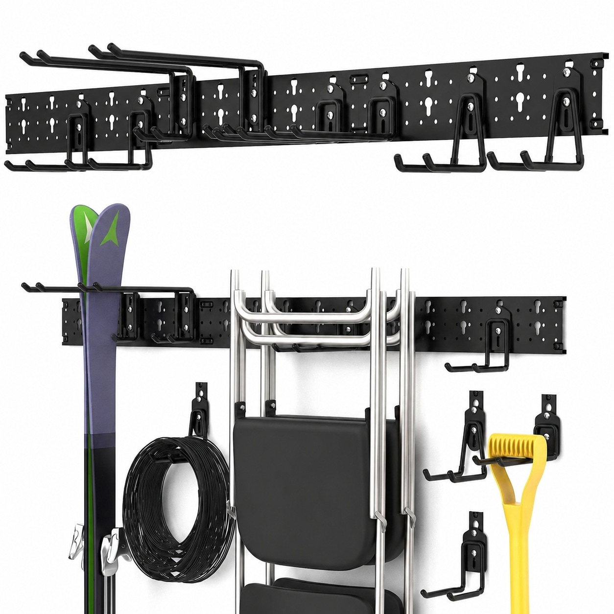 Steel Yard Racking Oyezvary Garage Storage Organizer Wall Mount Tool Holder 48 Inch Yard ...