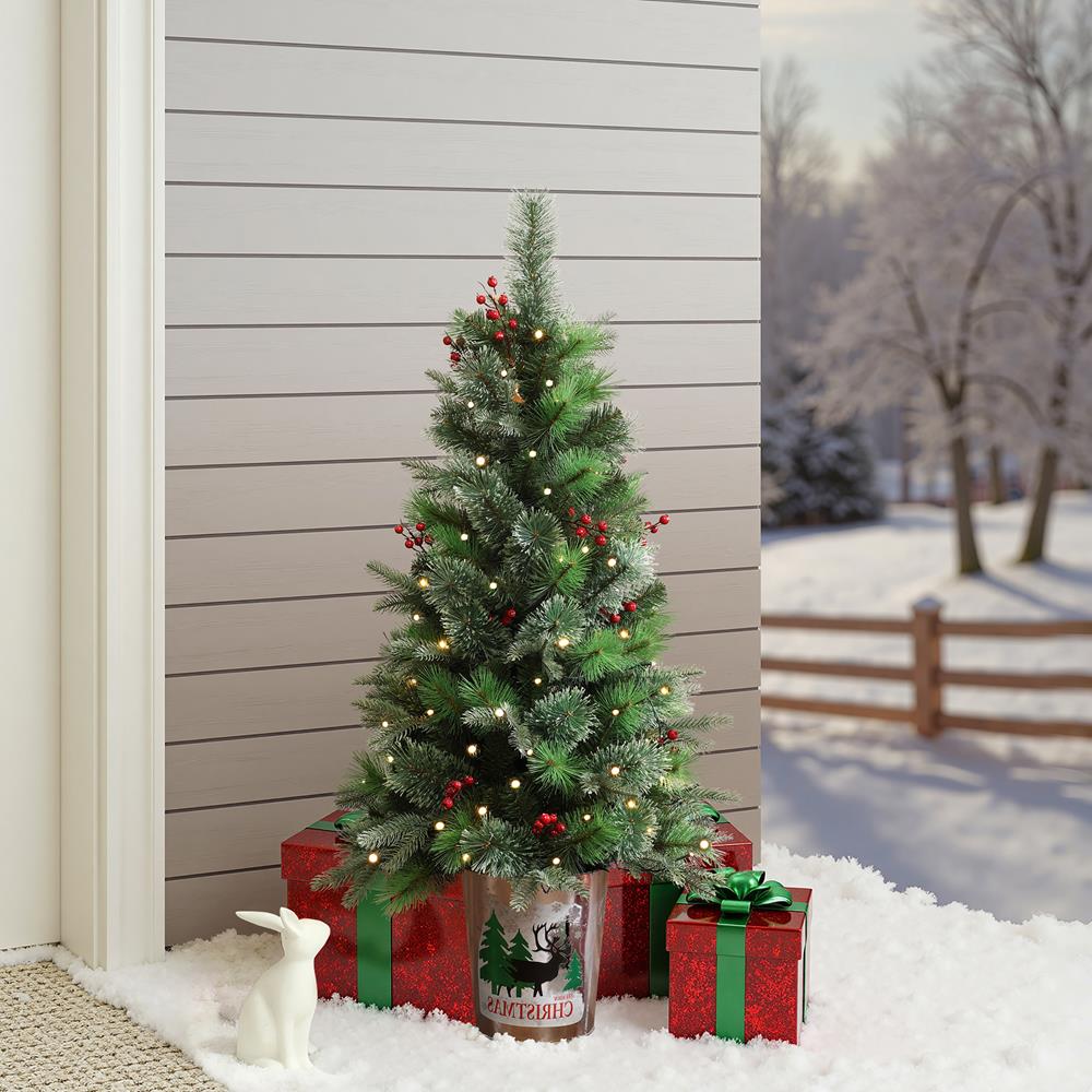 LuxenHome WHAP2520 Artificial-Christmas-Trees - View #6