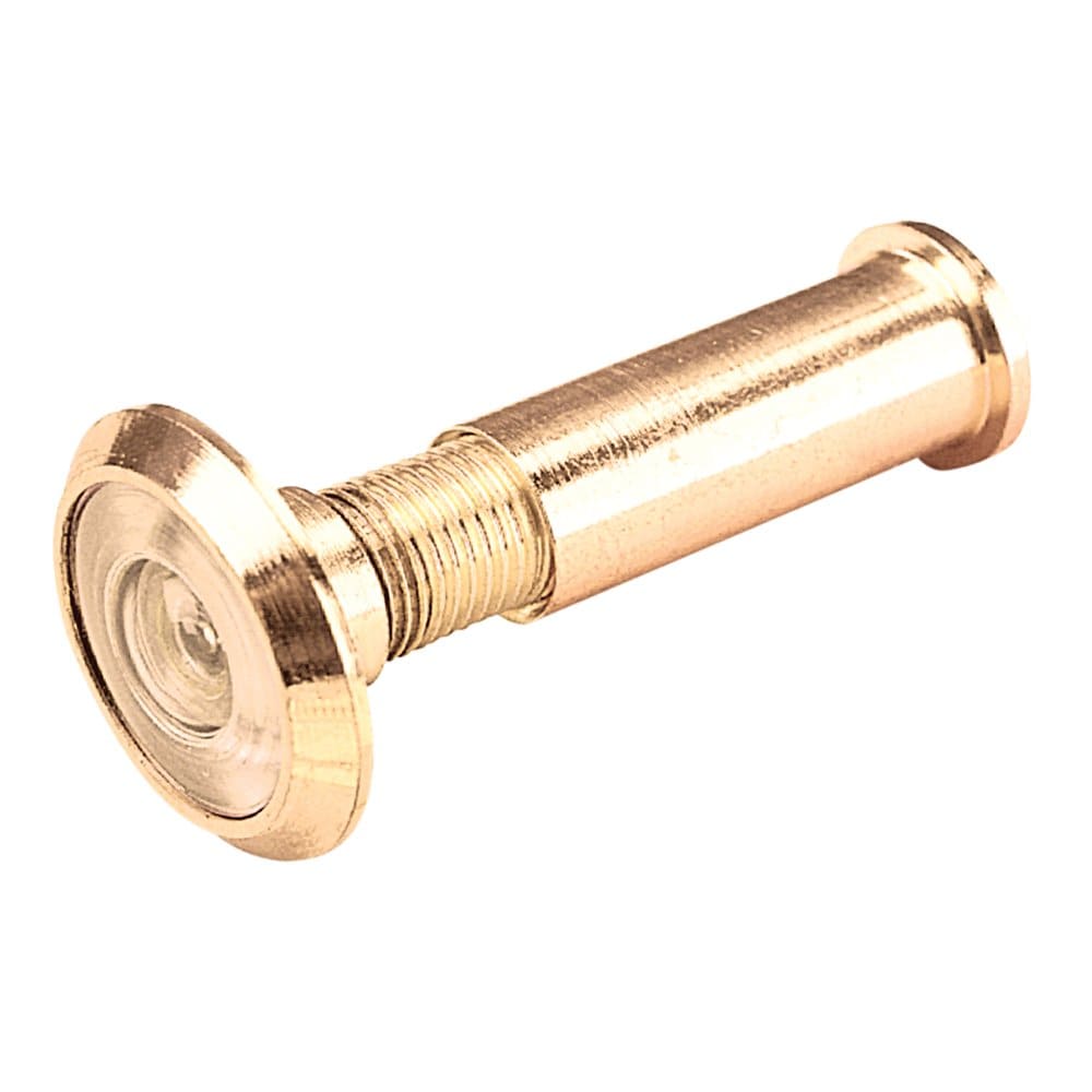 Prime-Line U 9892 1/2 In. Bore 180-Degree Solid Brass Bright Brass Finish Door Viewer (Single Pack) #U9892-5F33-8353