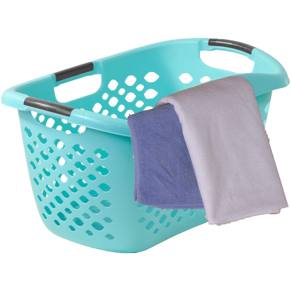 Home+Solutions Teal Large Plastic Baskets, 2 Count