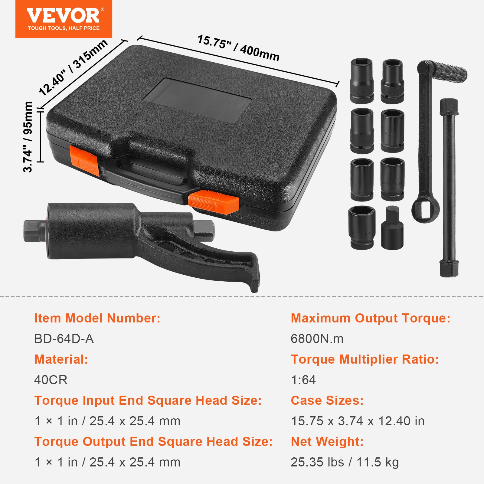 VEVOR NJZBTTBSSYS0183I3V0 Torque-Wrenches - View #8