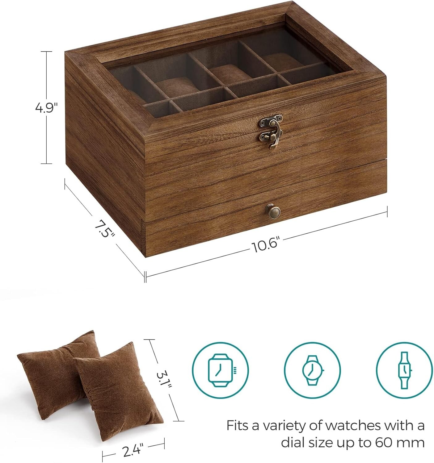 SONGMICS HOME JOW008K01 Jewelry-Organization - View #3
