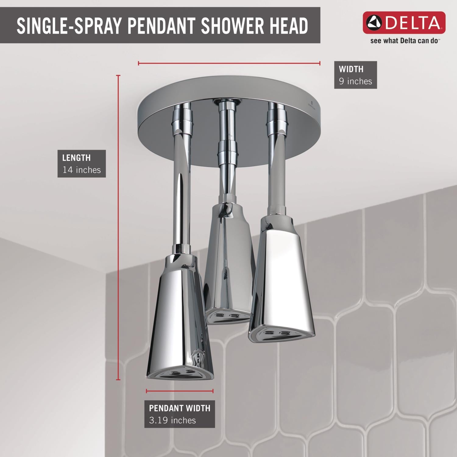 Delta 57140-25-L Fixed-Showerhead - View #4