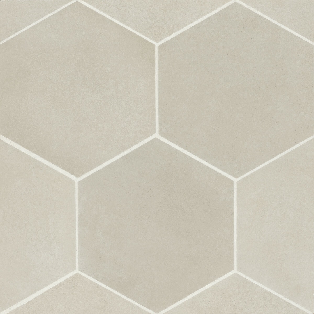 Bedrosians DECMAKKUGHEX10M Makoto Kumo Grey 10-in x 11-in Matte Porcelain Patterned Hexagon Floor and Wall Tile (10.76-sq. ft/ Carton)