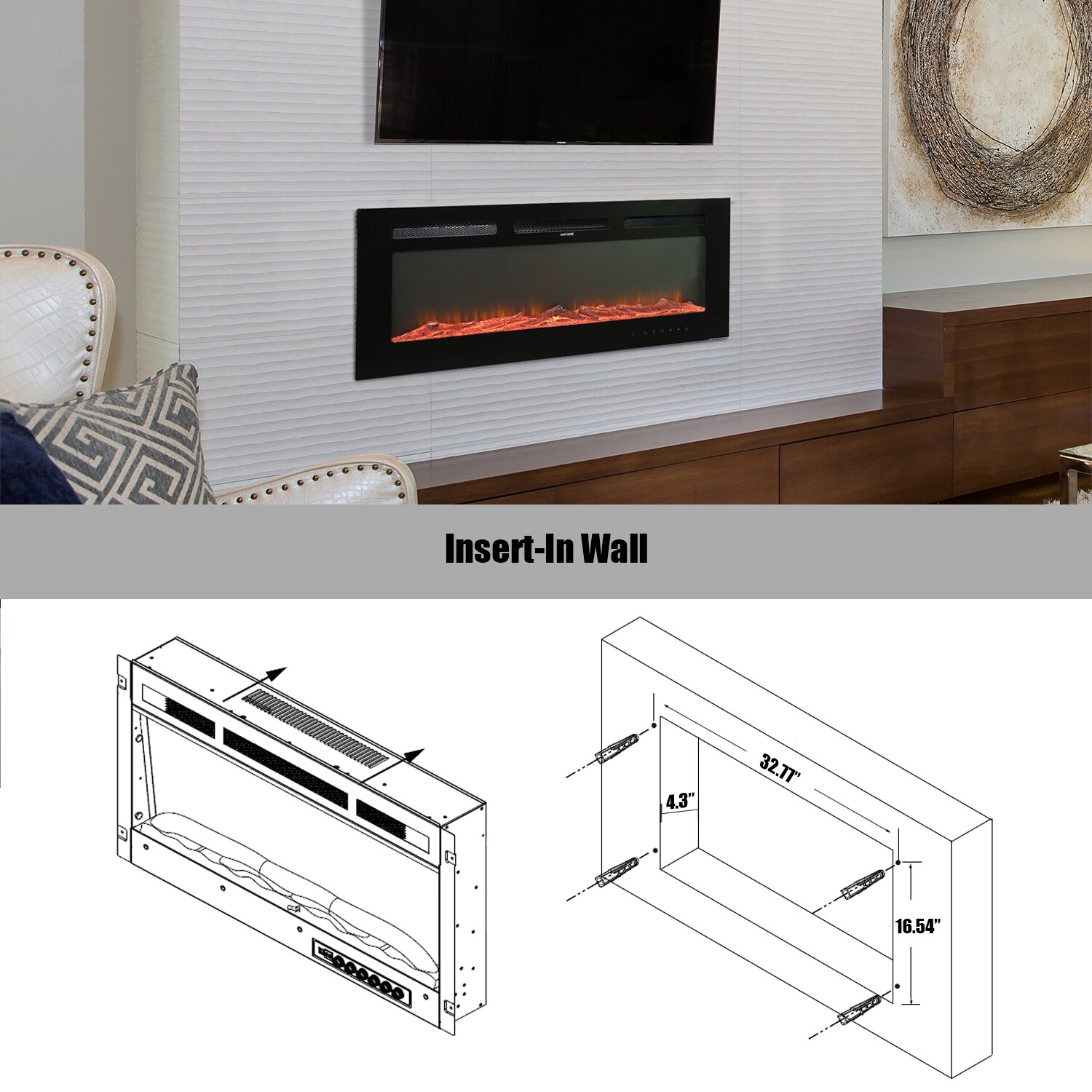 CASAINC CA-CYFPINS02 Electric-Fireplaces - View #6