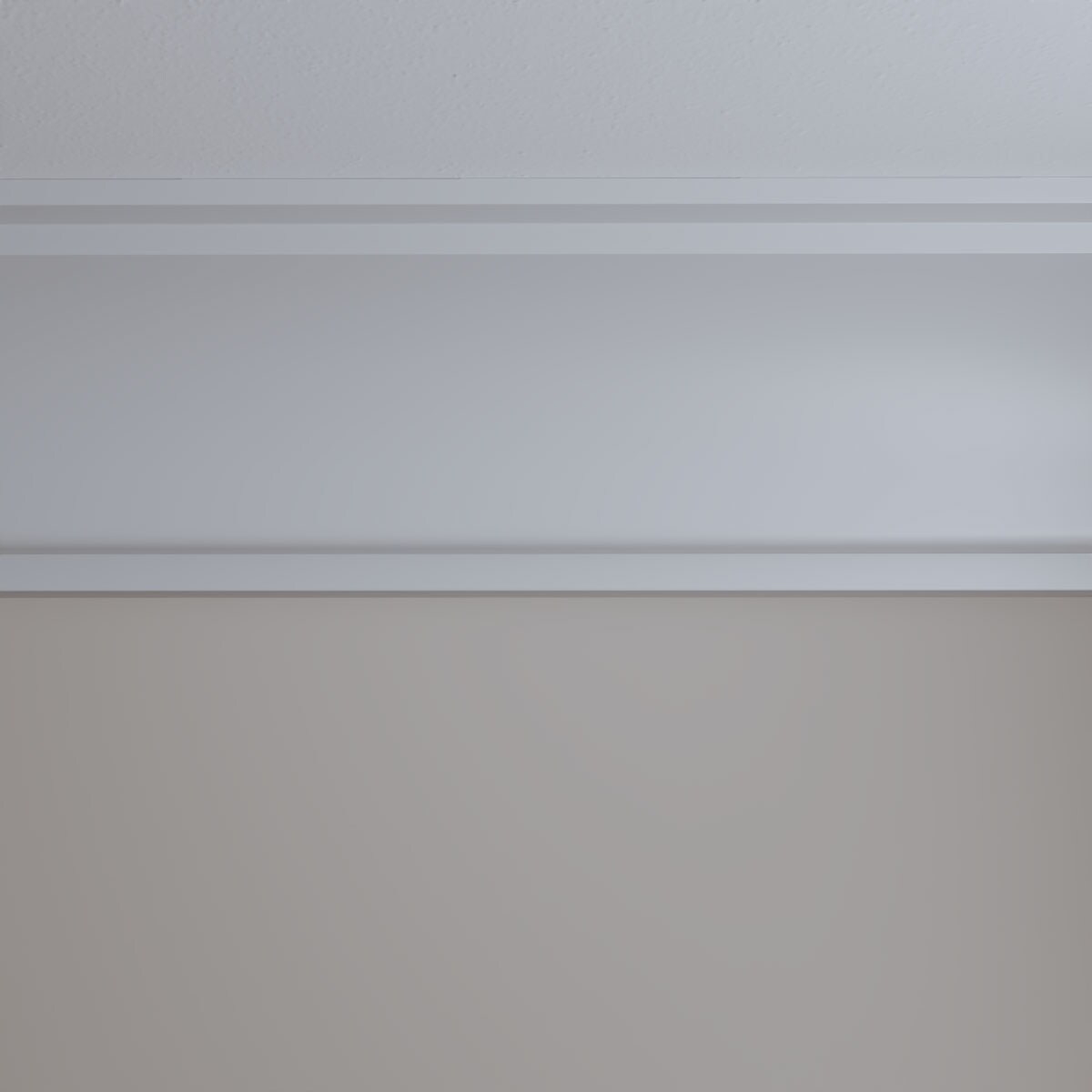 Classic White Polyurethane Crown Moulding 94.5" Length