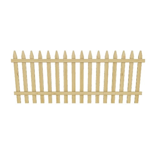 Severe Weather 3.5-ft H x 8-ft W Pressure Treated Spruce Pine Fir Spaced Picket Wood Fence Panel Severe Weather 3.5-ft H x 8-ft W Pressure Treated Spruce Pine Fir Spaced Picket Wood Fence Panel