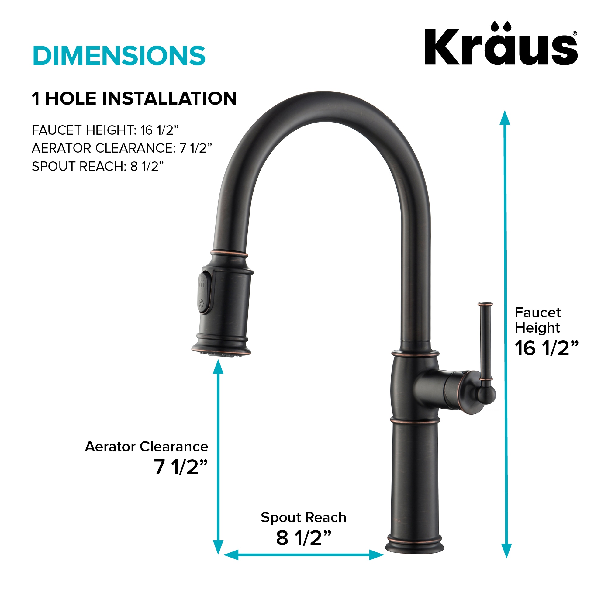 Kraus KPF-1682ORB Kitchen-Faucets - View #4