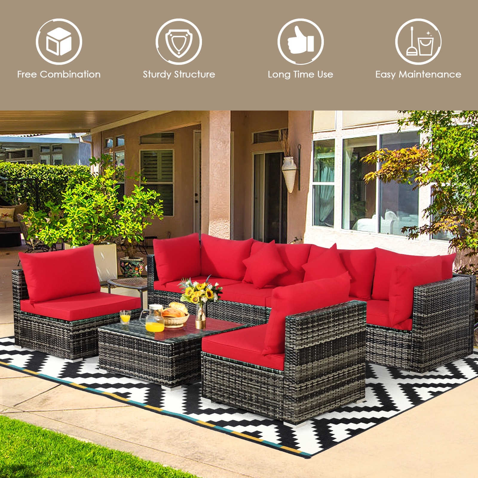  OD58REHW680 Patio-Conversation-Sets - View #2