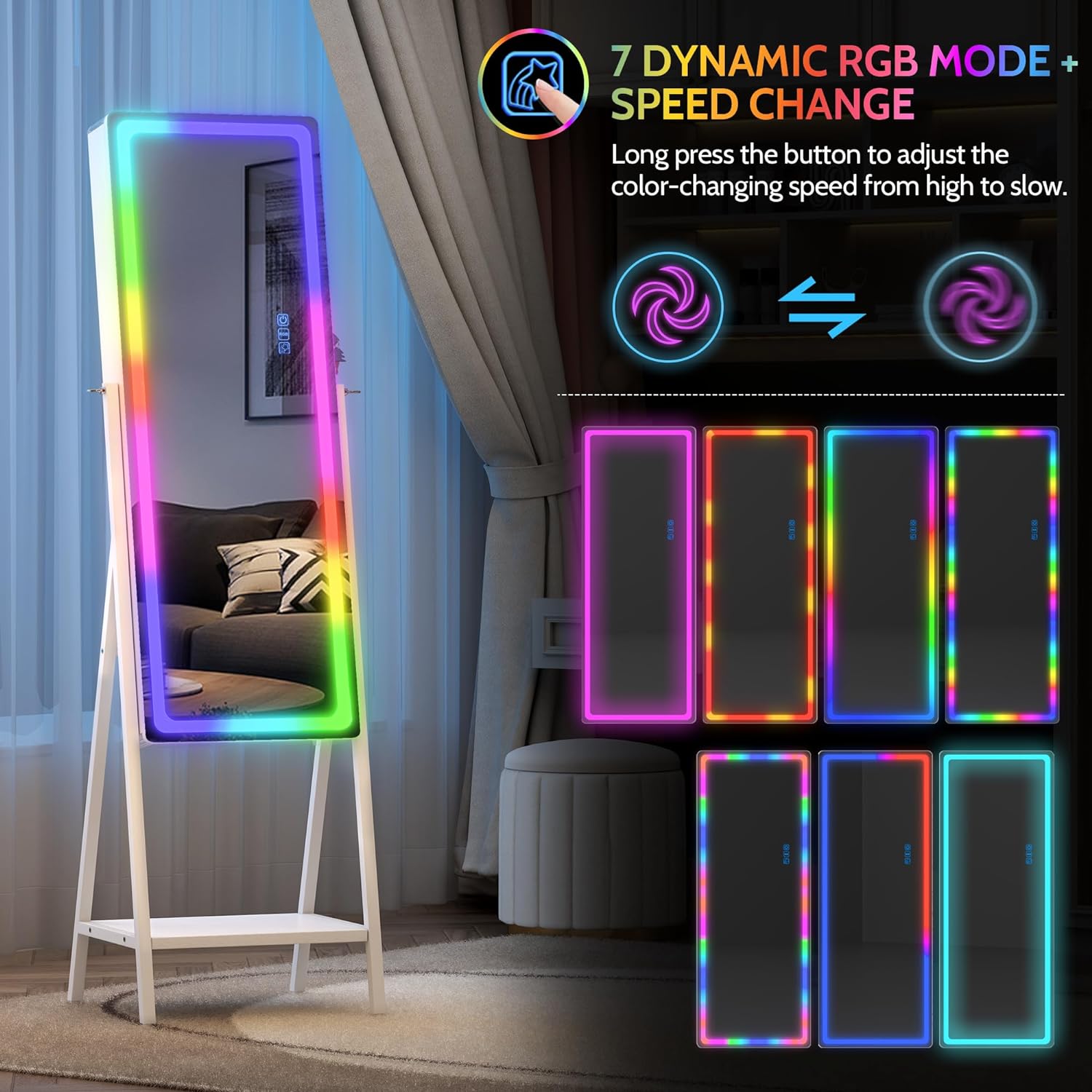 Vlsrka B0C3XDSYJ3 Jewelry-Armoires - View #3