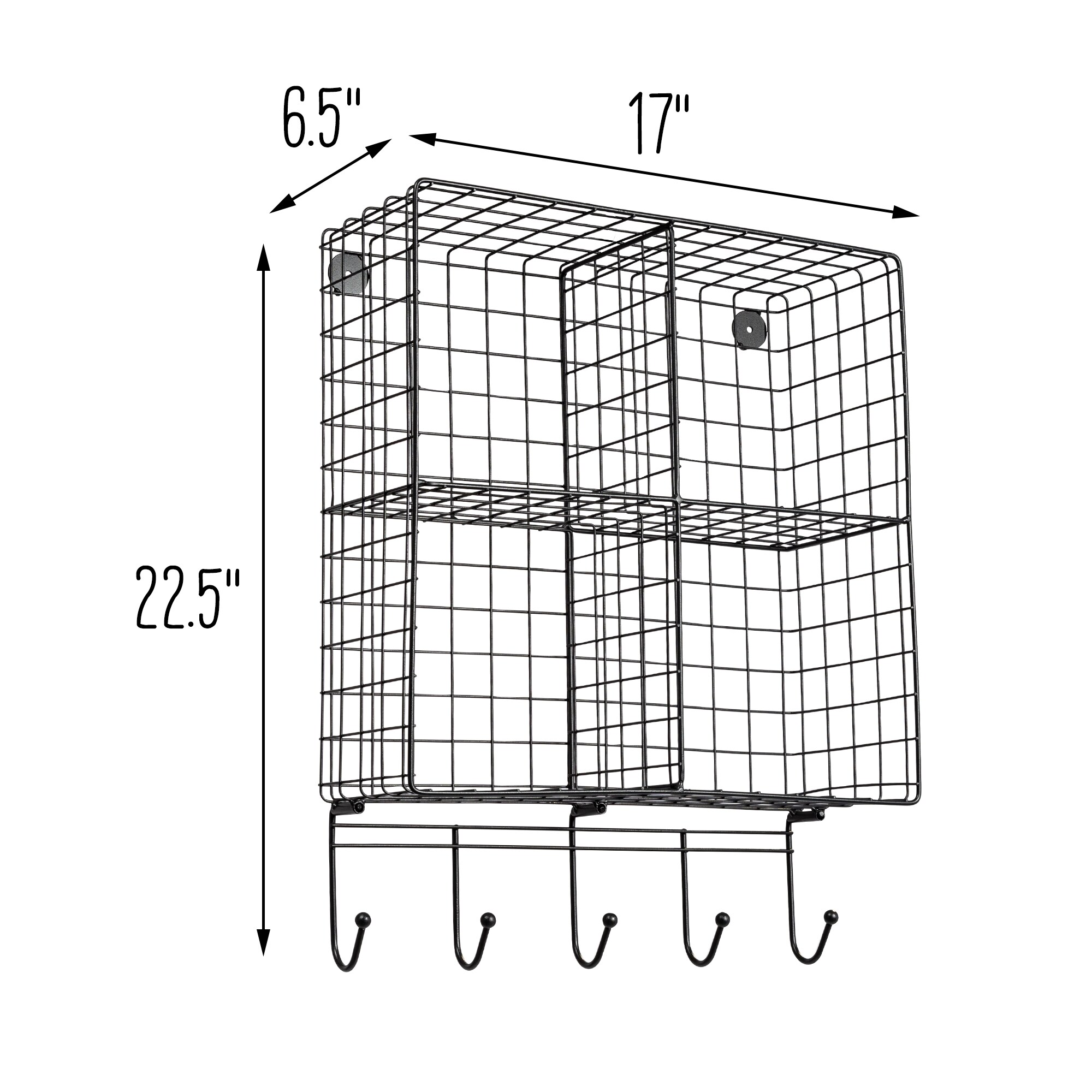 Honey-Can-Do SHF-08579 Wall-Mounted-Shelving - View #6
