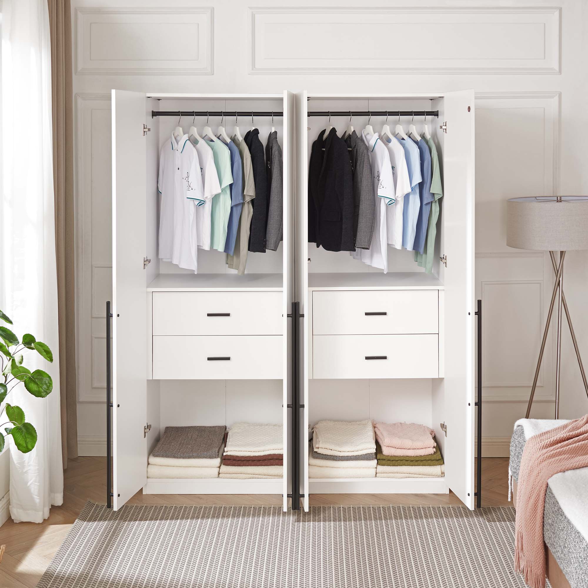 Manhattan Comfort 2-WC002-WH Bedroom-Sets - View #5
